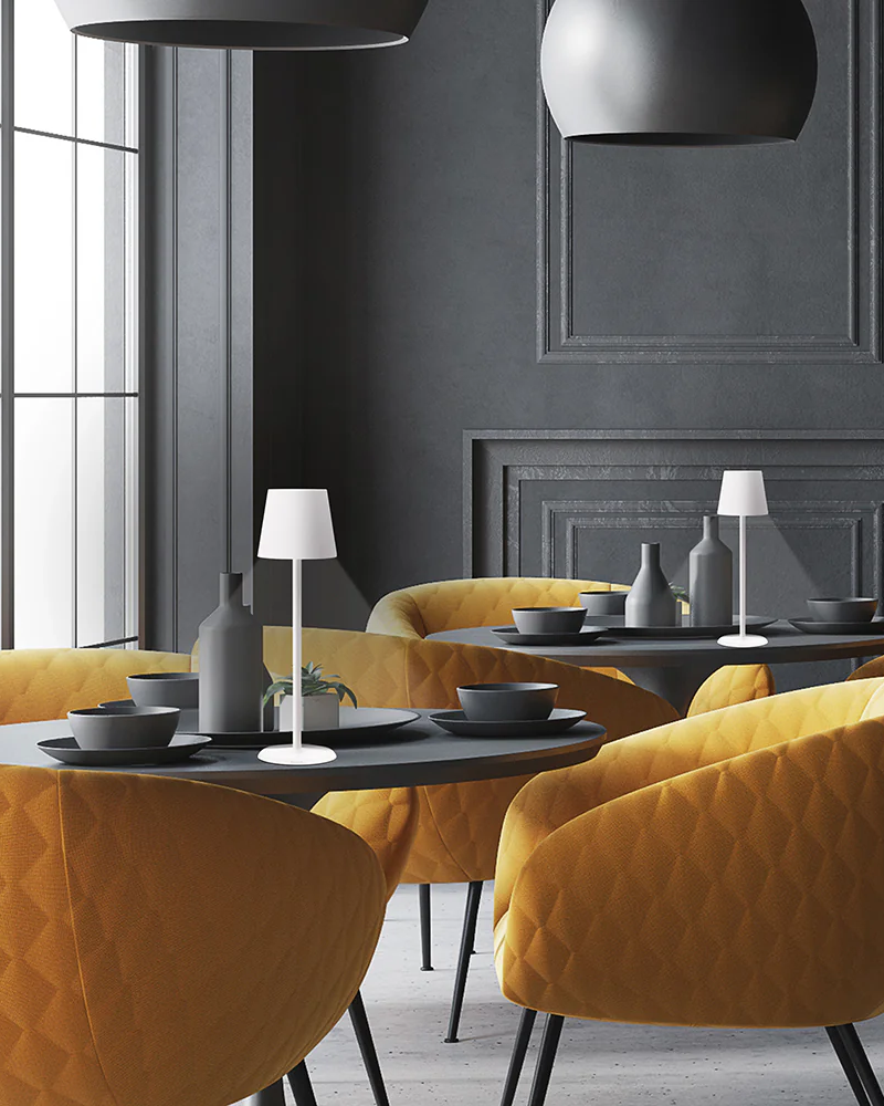 Feline Kablosuz Şarjlı Masa Lambası – Beyaz