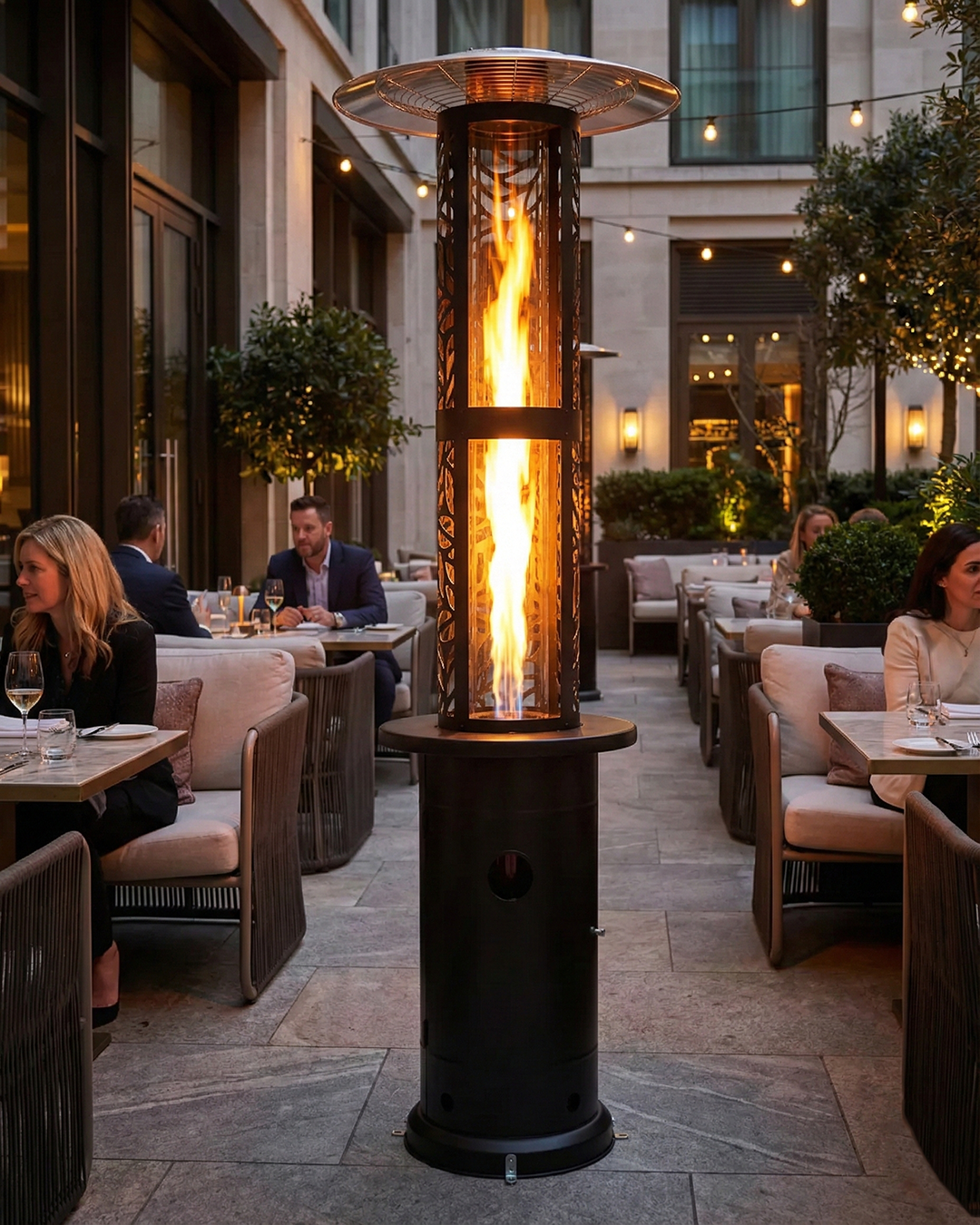 Flame Tower Gazlı Teras Isıtıcısı