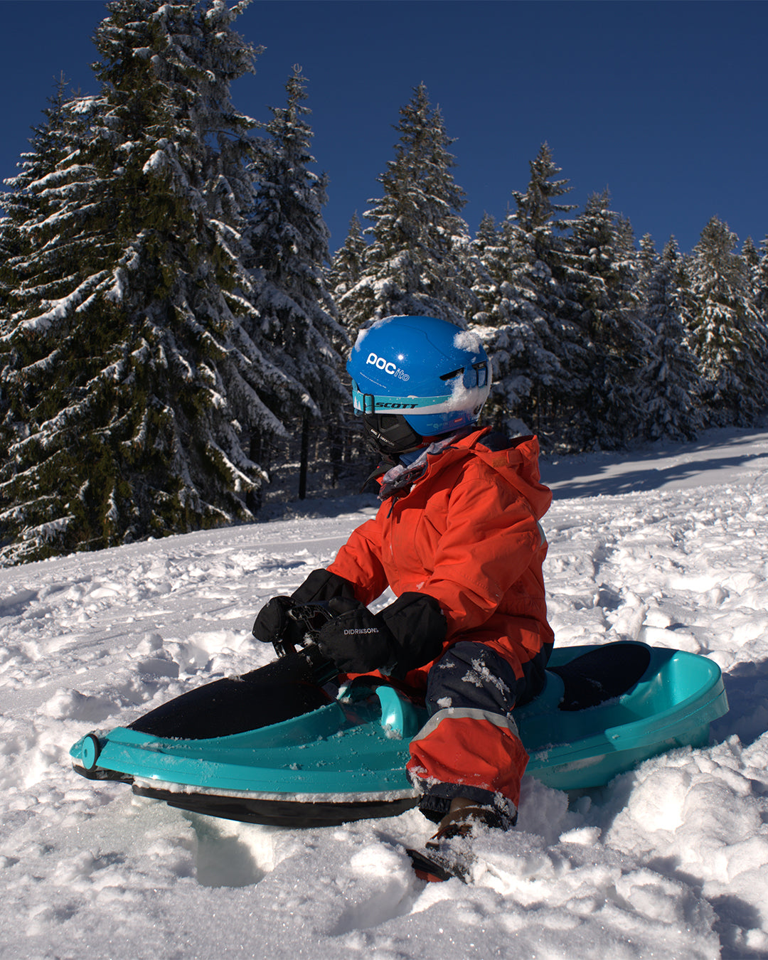 Galactus - 2 Kişilik Kar Kızağı - Mavi