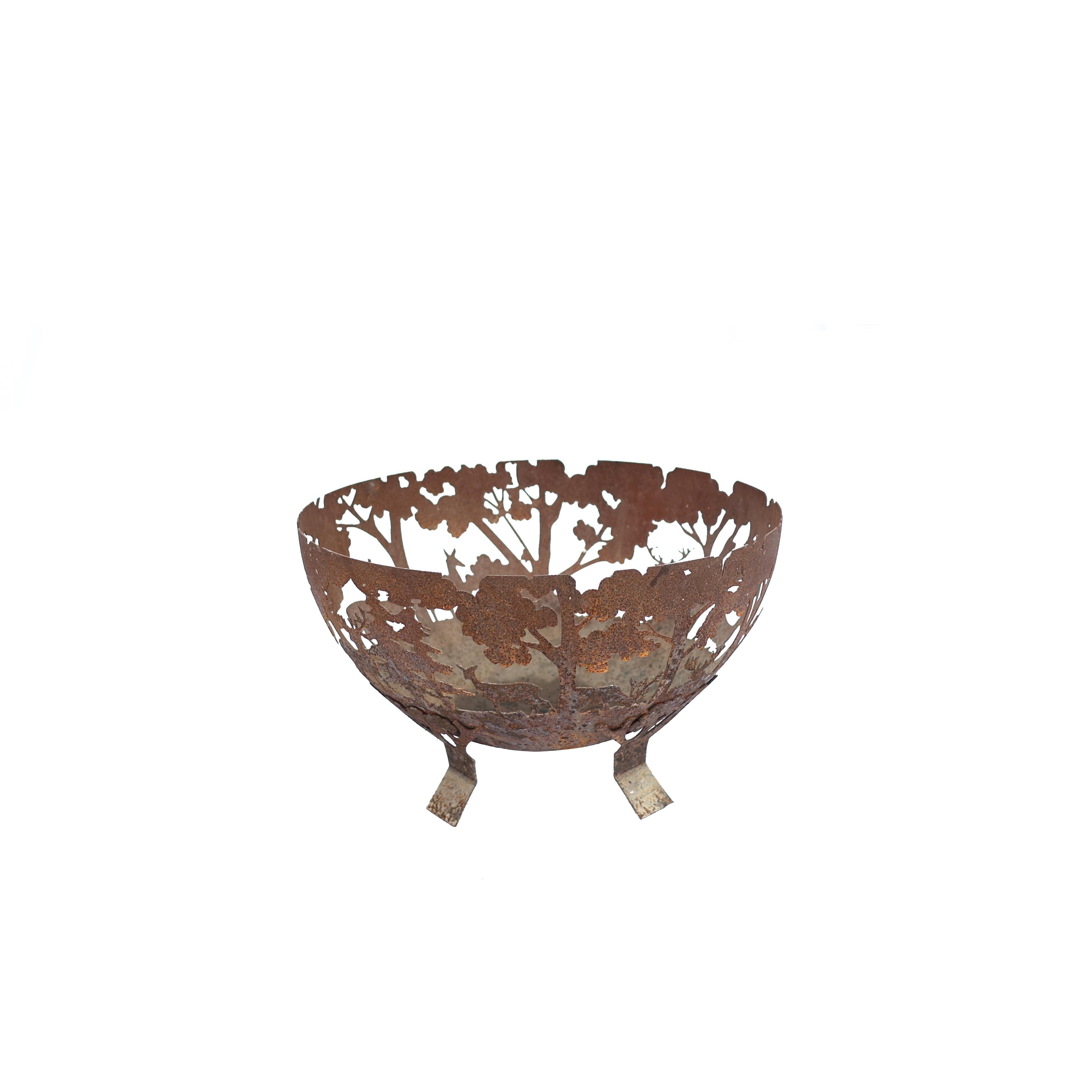 Germenia Ateş Çukuru Fire Bowl Laser Cut Rust