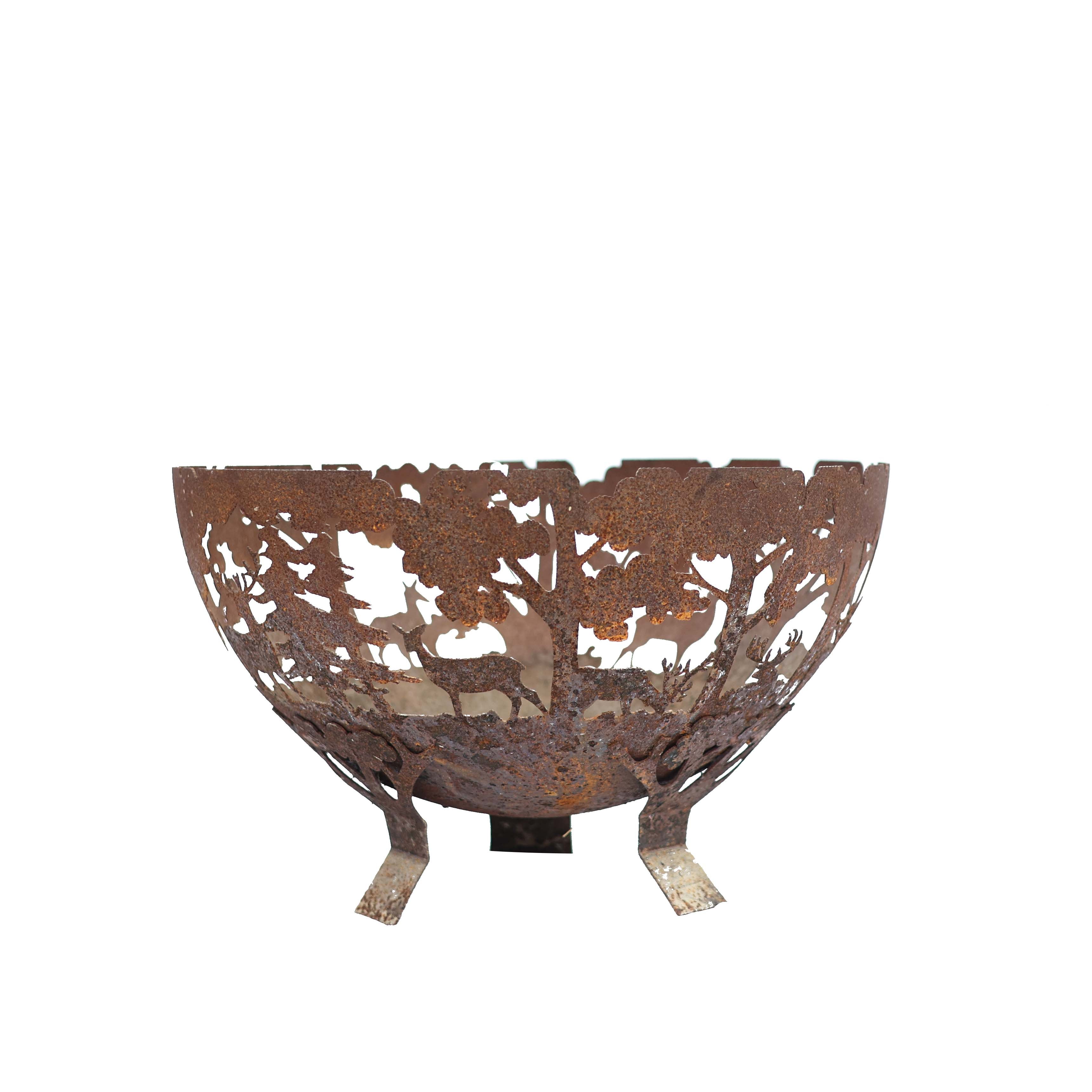 Germenia Ateş Çukuru Fire Bowl Laser Cut Rust