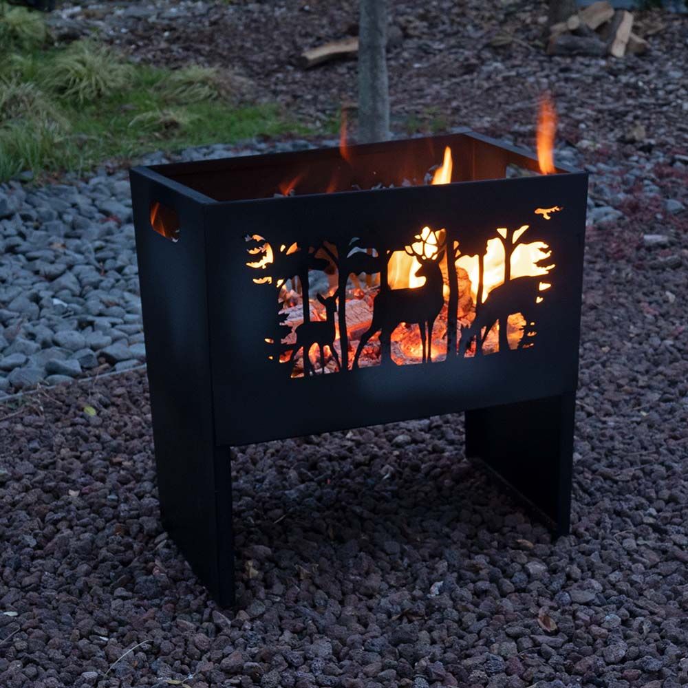 Geyik Desenli Şömine