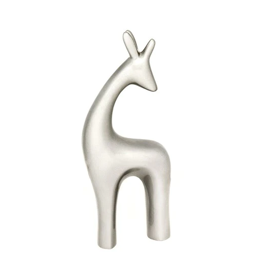 Gümüş Dekoratif Zürafa ( Orta Boy )