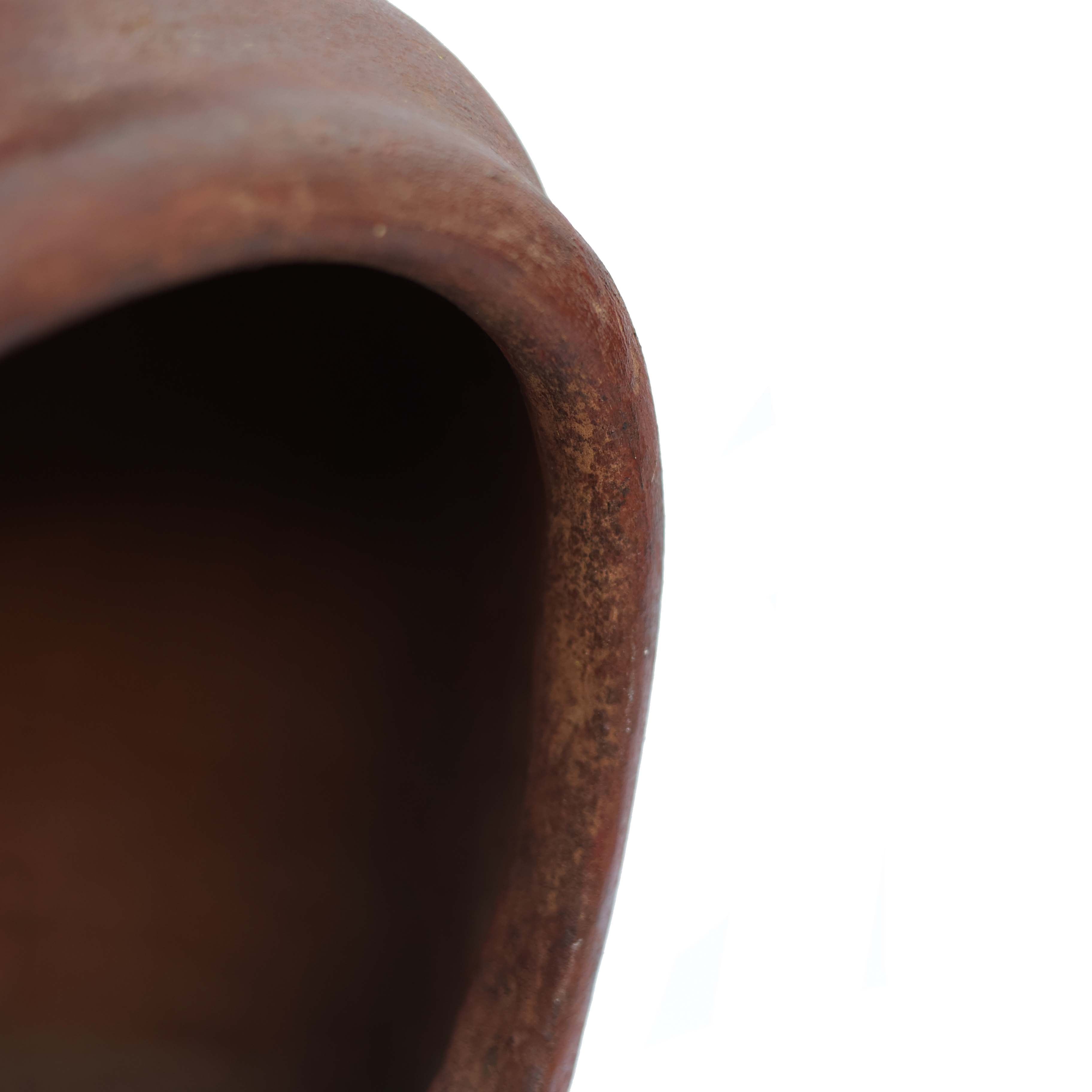 Güneş Motifli Küçük Chimenea Kırmızı