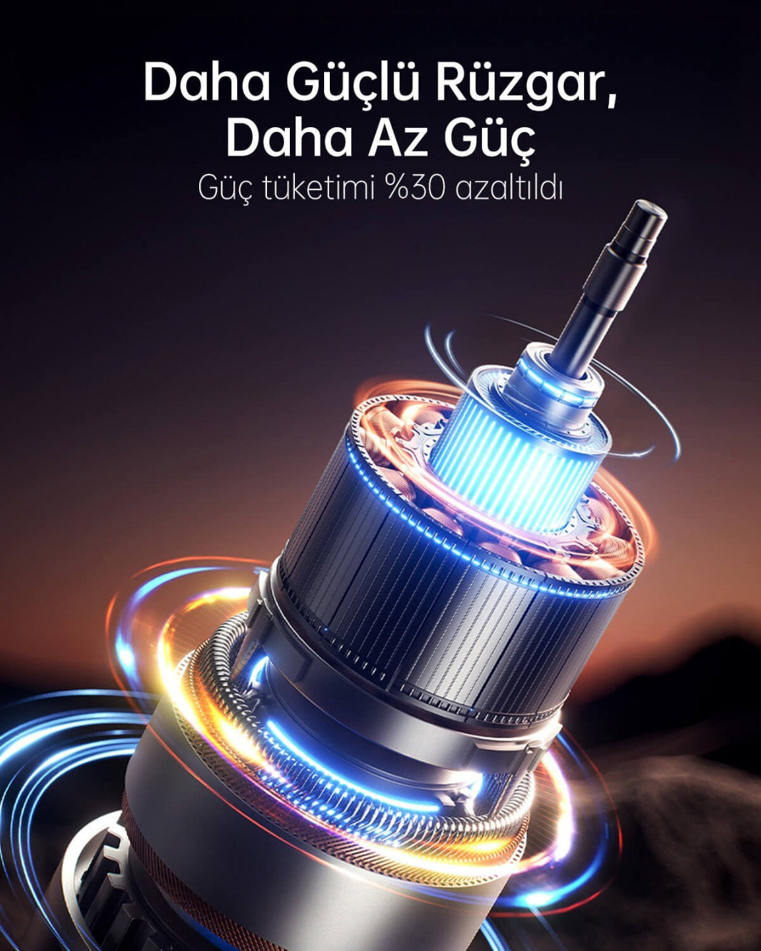 Handheld Fan Ultra 2(9000mAh) Gri El Fanı / Fener