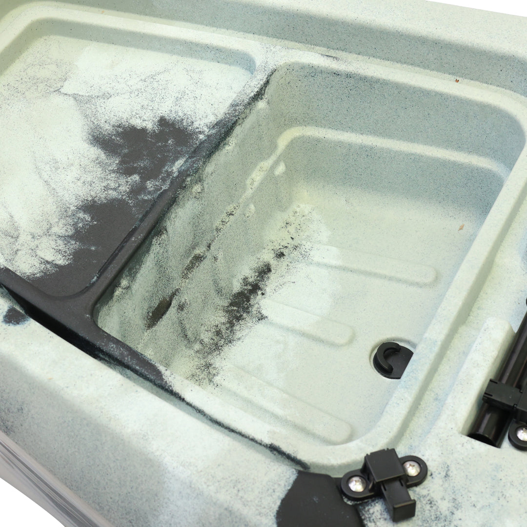 Harman Balıkçı Kanosu Beyaz Gri Siyah