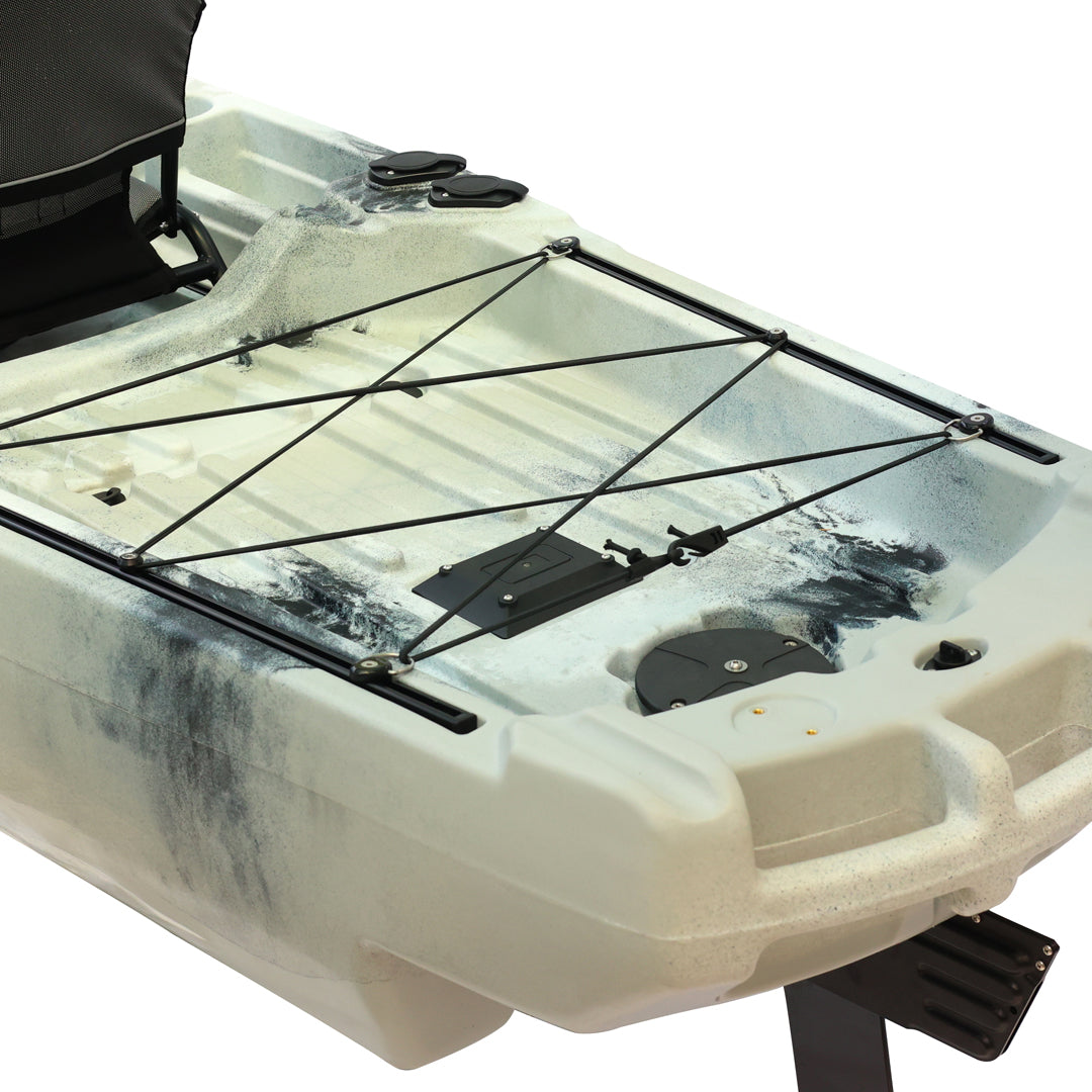 Harman Balıkçı Kanosu Beyaz Gri Siyah