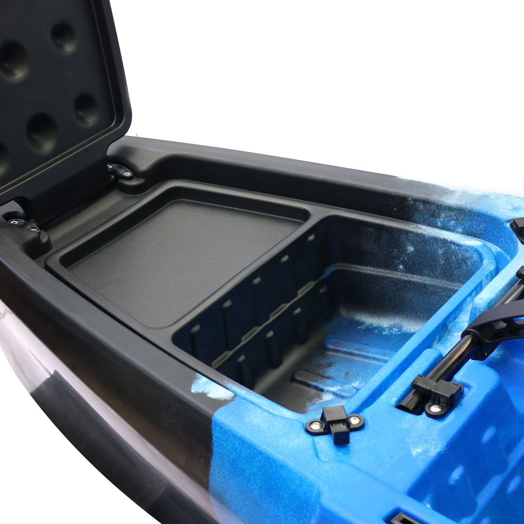 Harman Balıkçı Kanosu Mavi Beyaz Siyah