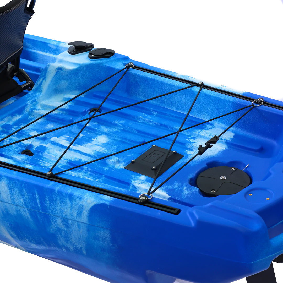 Harman Balıkçı Kanosu Mavi Beyaz Siyah