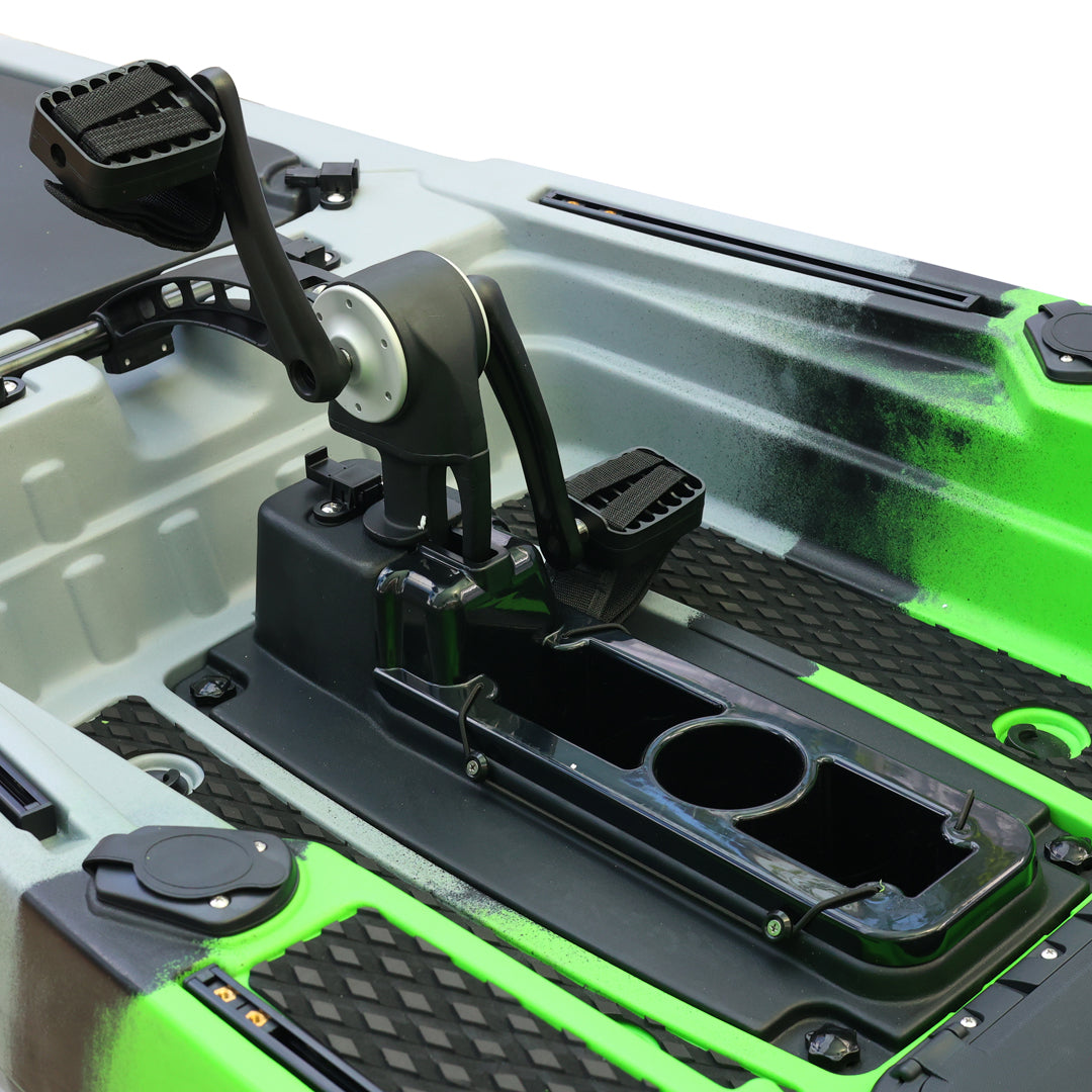 Harman Balıkçı Kanosu Yeşil Gri Siyah