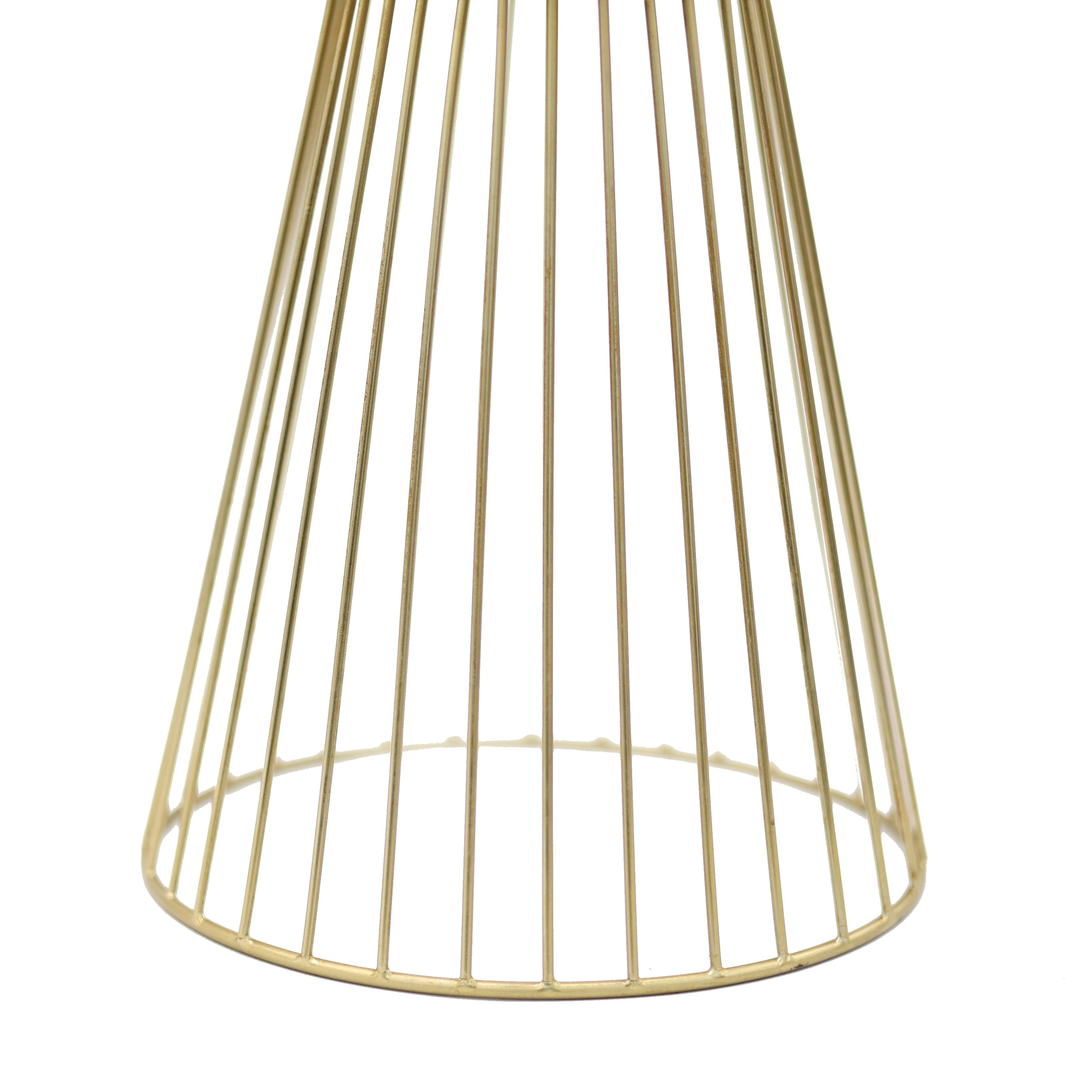 Invictus Gold Metal Ayaklı Saksı