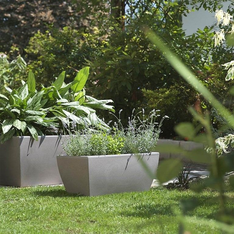 Jardiniera Veneto 66 Antrasit Plastik Saksı