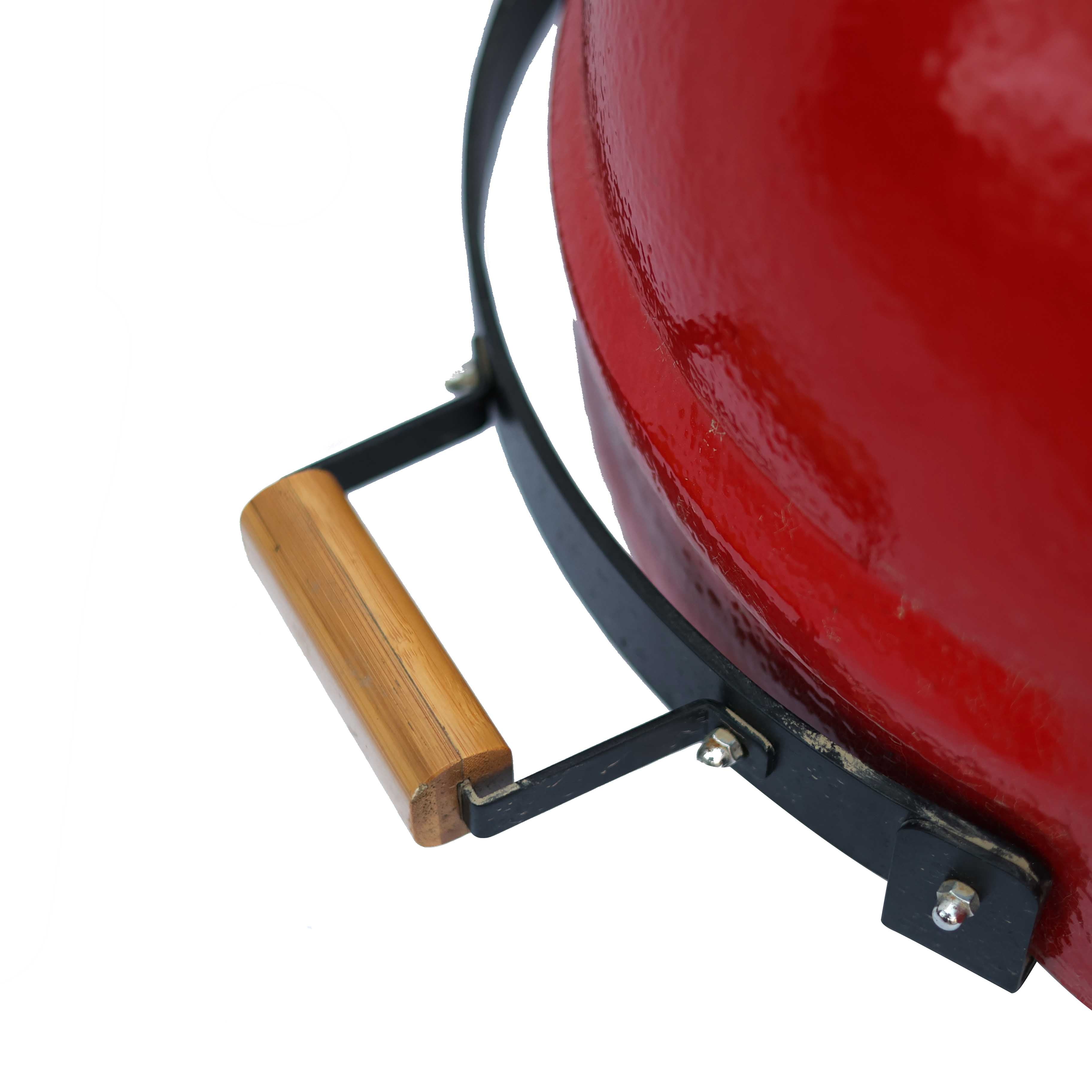 Kamado Pizza Fırını Kırmızı