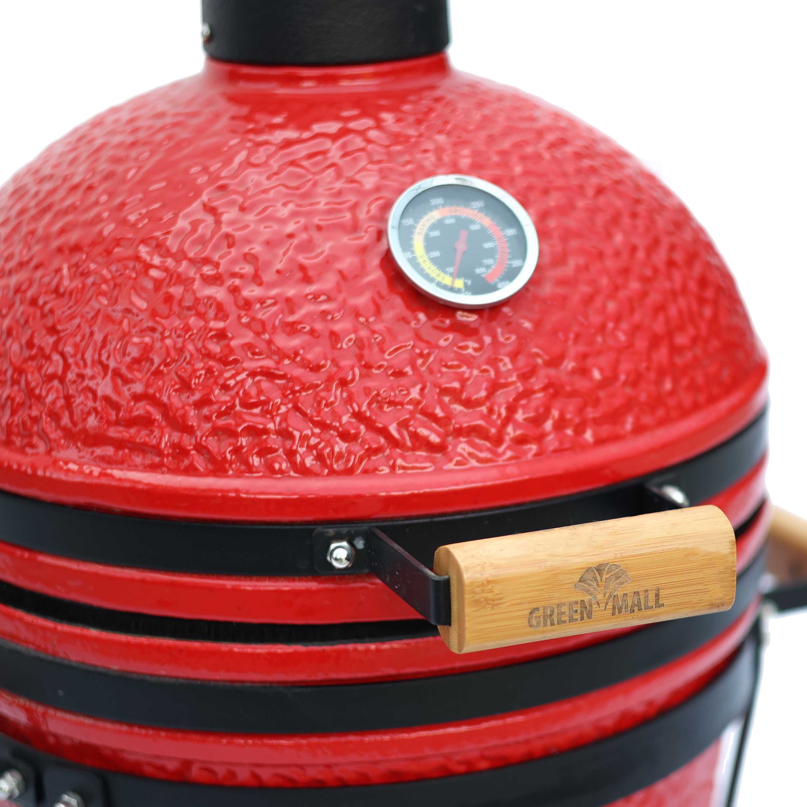Kamado Seramik Mangal 40 cm Kırmızı