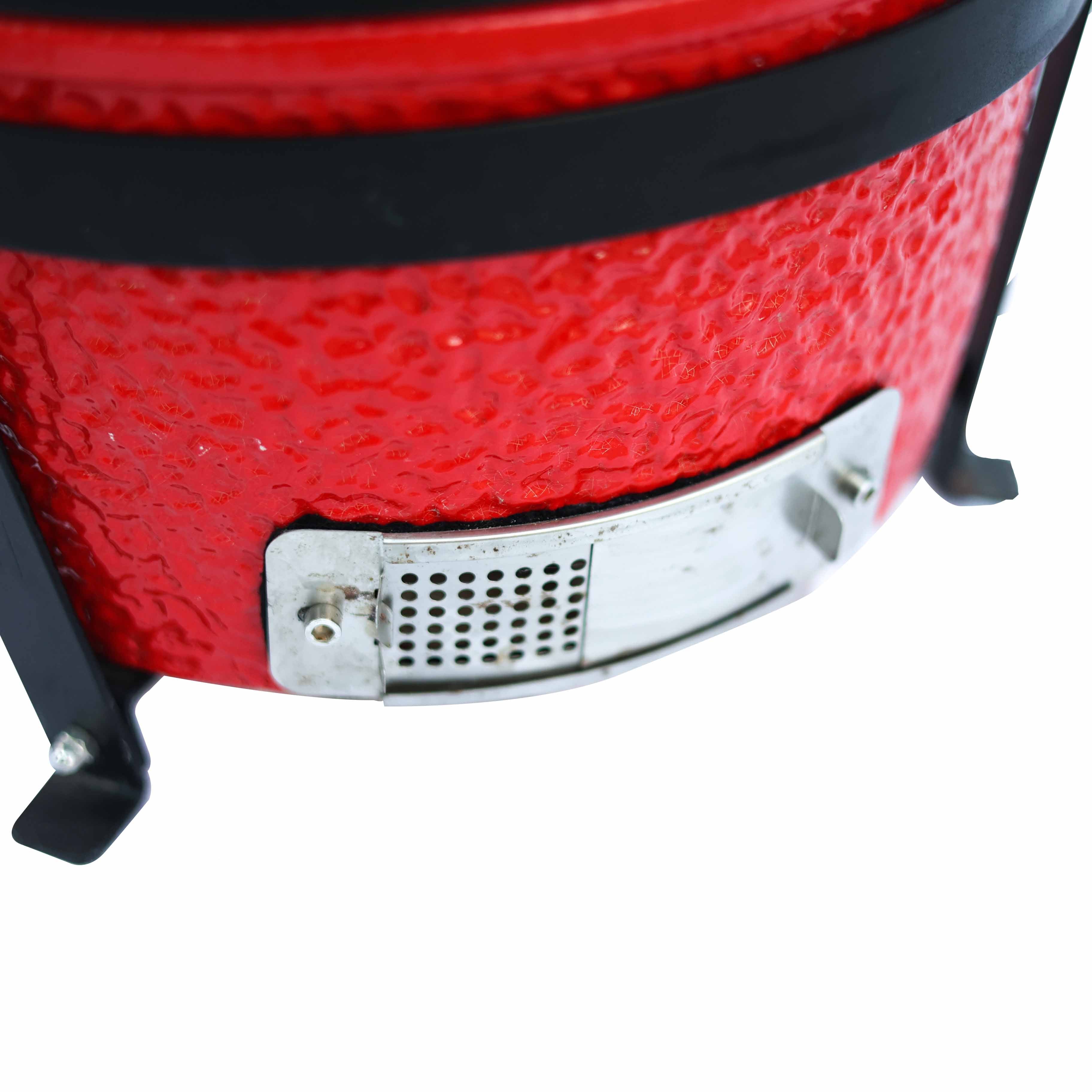 Kamado Seramik Mangal 40 cm Kırmızı