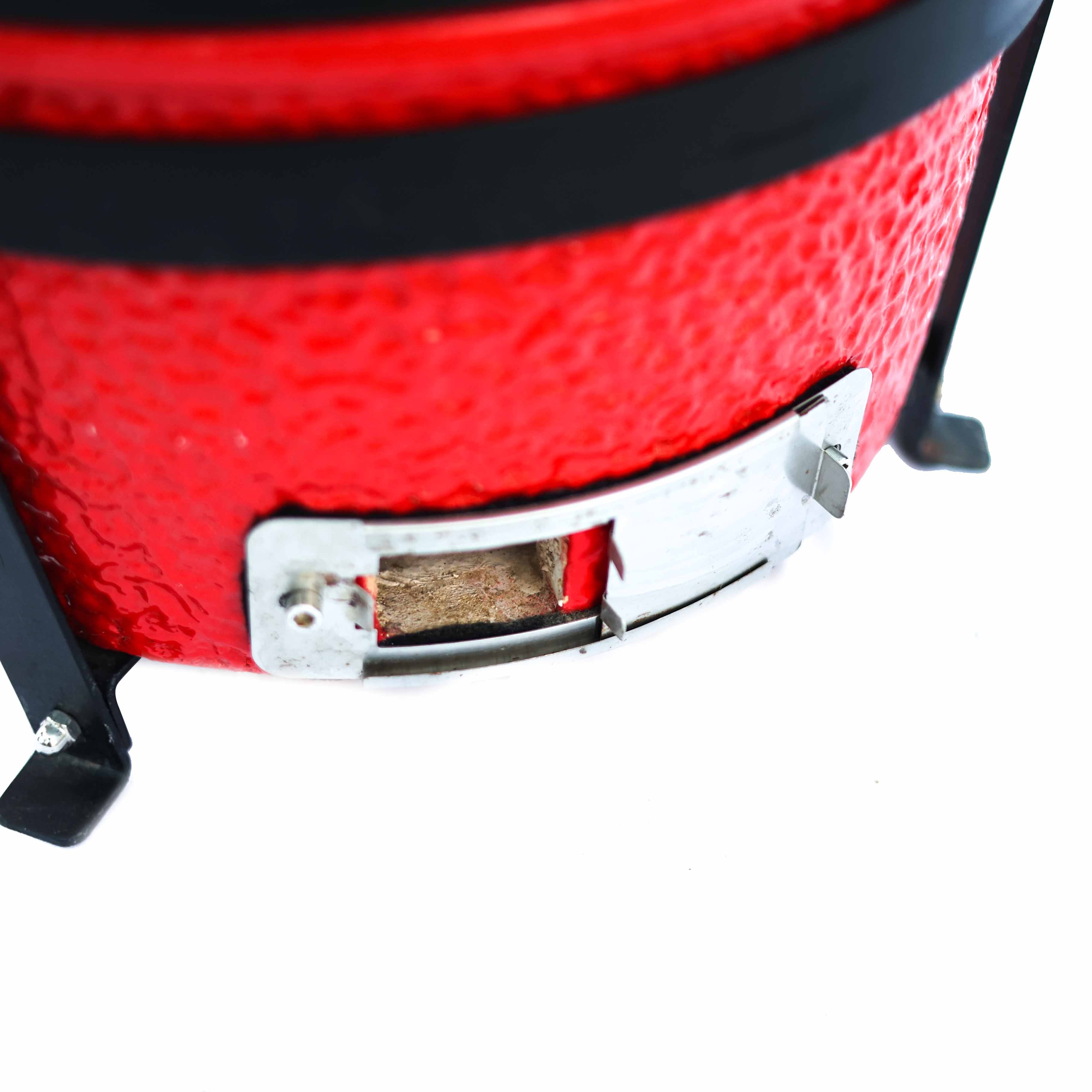 Kamado Seramik Mangal 40 cm Kırmızı