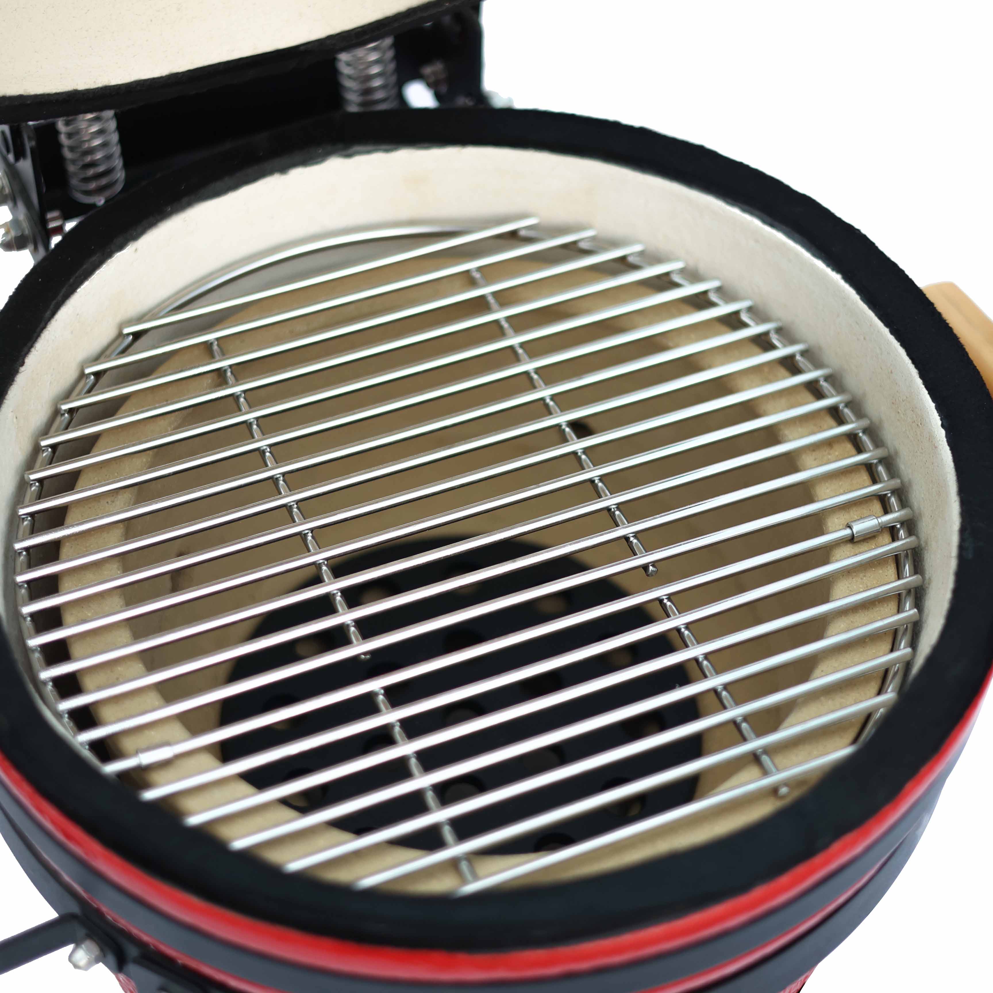 Kamado Seramik Mangal 40 cm Kırmızı
