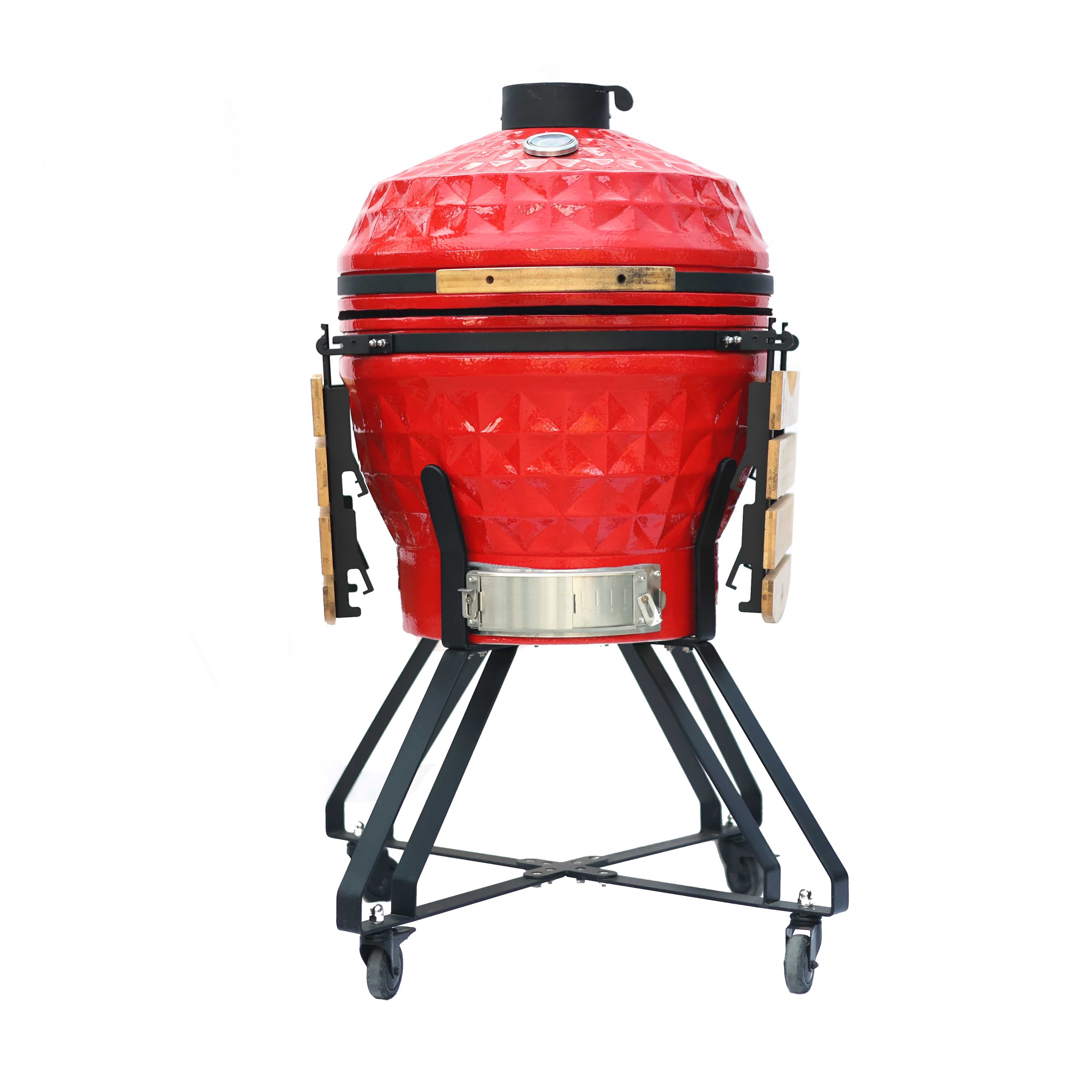 Kamado Seramik Mangal 61 cm Kırmızı