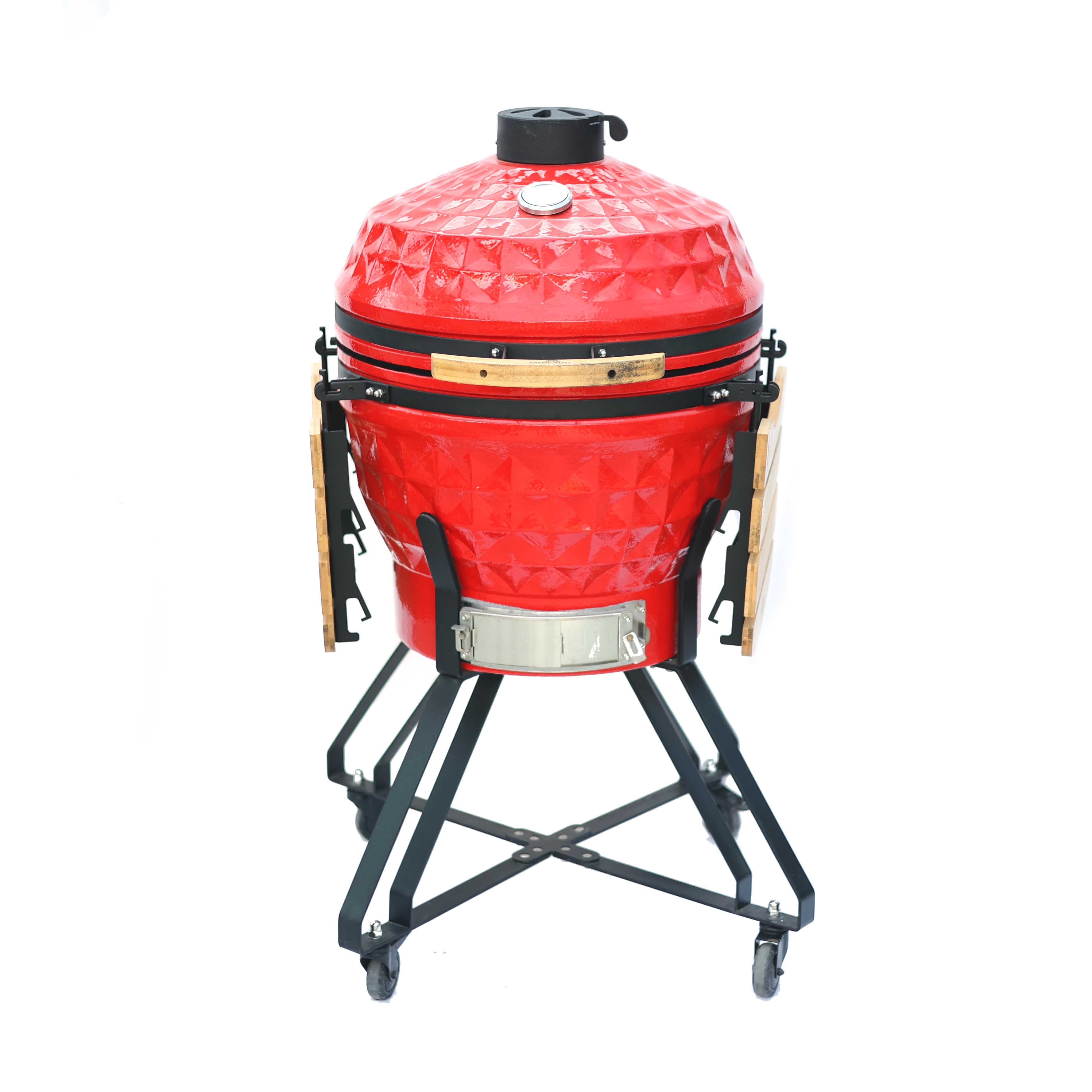 Kamado Seramik Mangal 61 cm Kırmızı