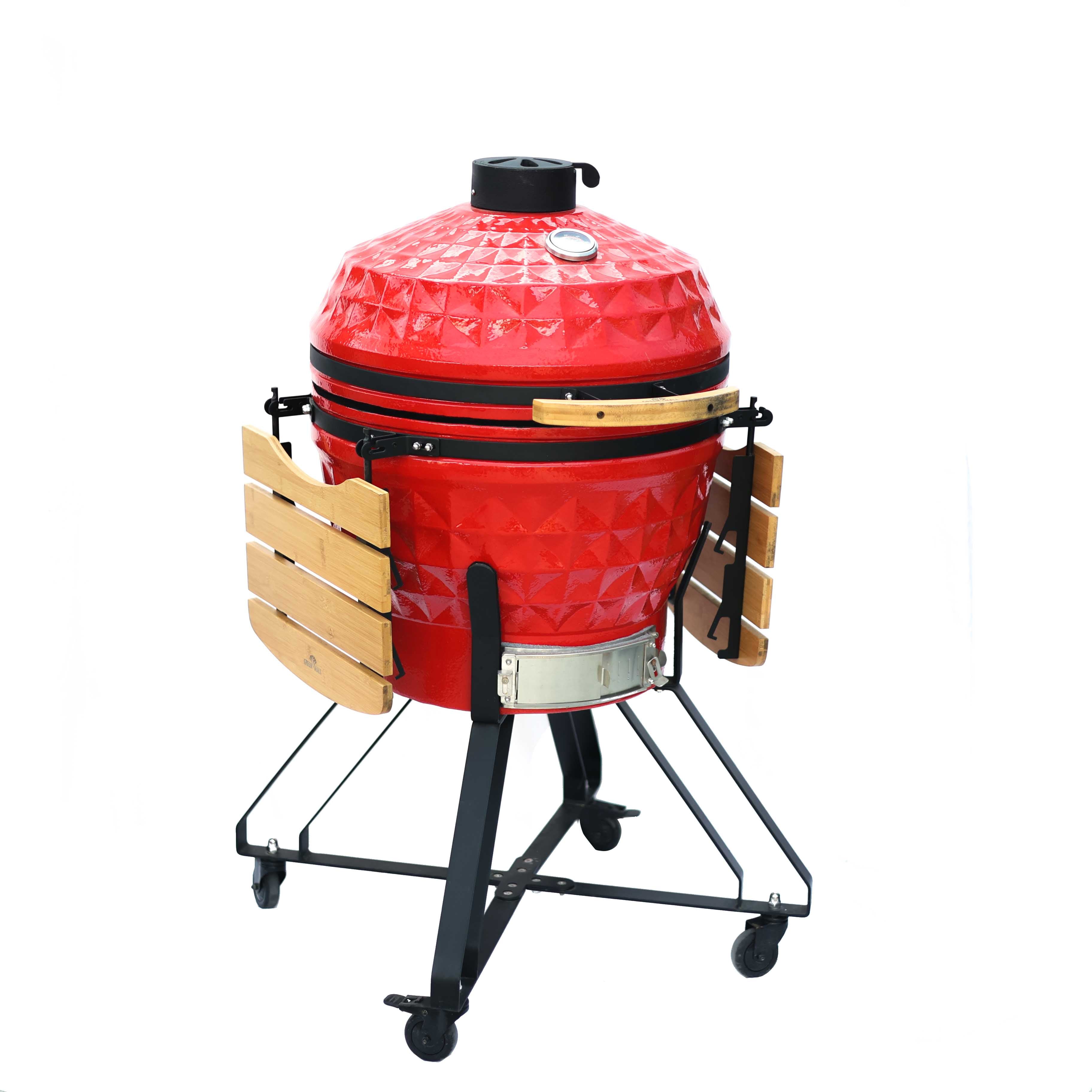 Kamado Seramik Mangal 61 cm Kırmızı