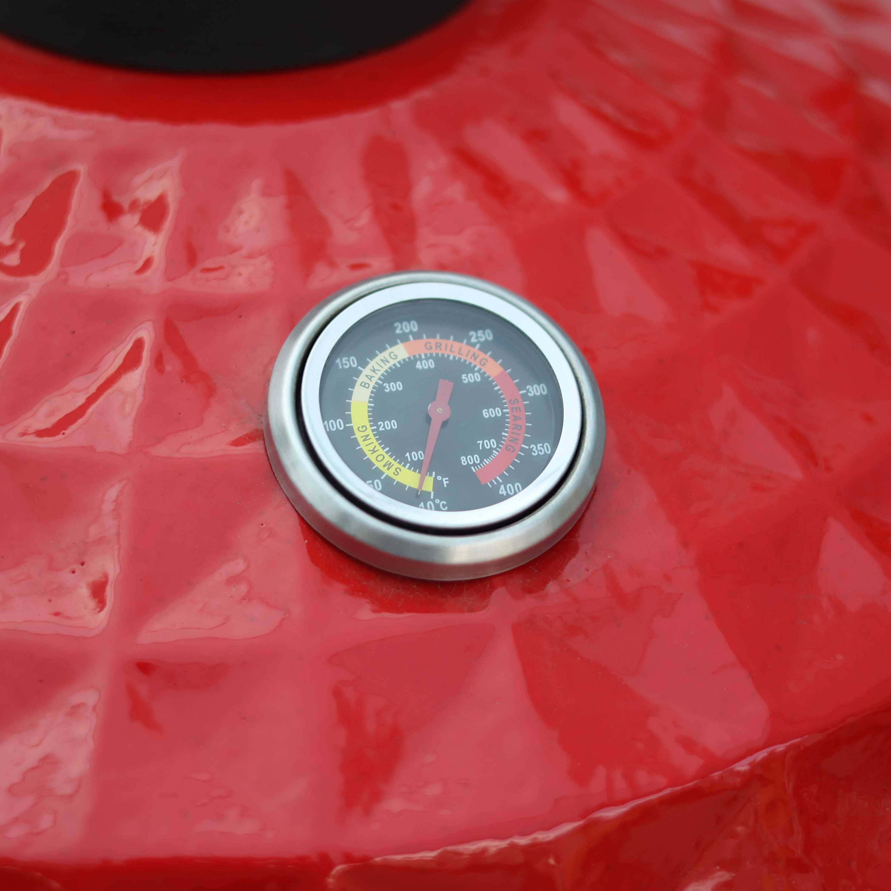 Kamado Seramik Mangal 61 cm Kırmızı