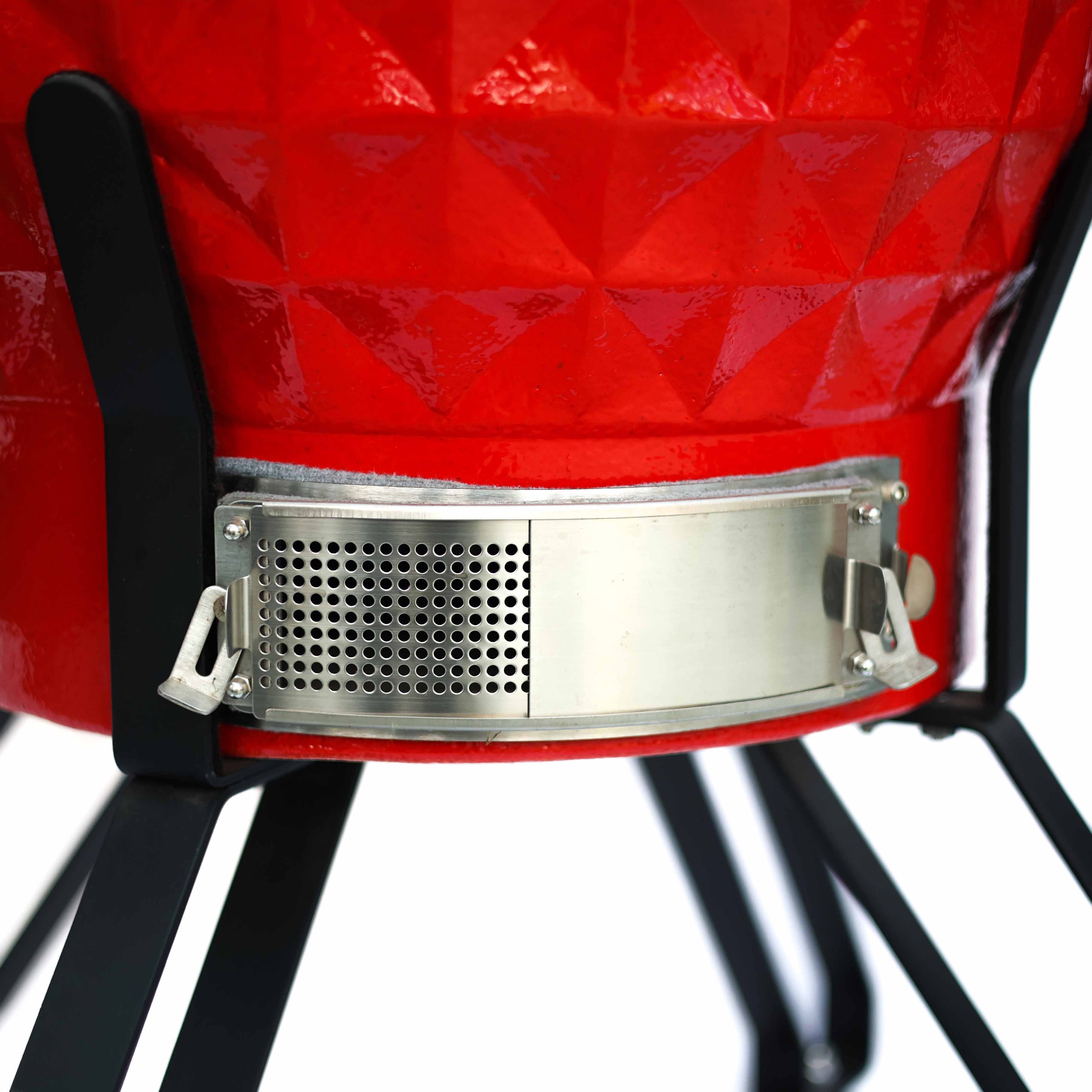 Kamado Seramik Mangal 61 cm Kırmızı