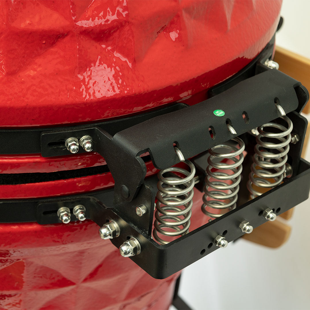 Kamado Seramik Mangal 61 cm Kırmızı