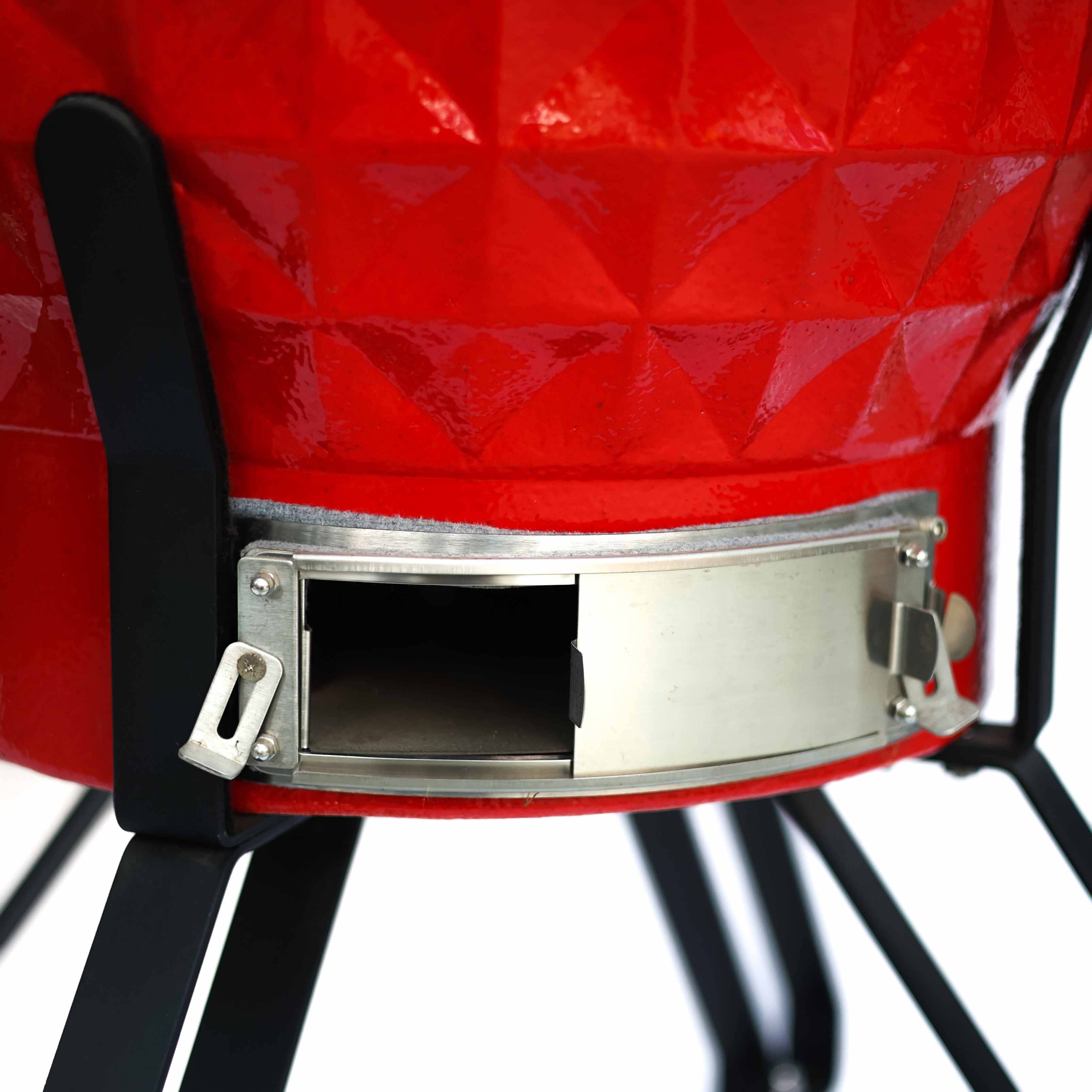Kamado Seramik Mangal 61 cm Kırmızı