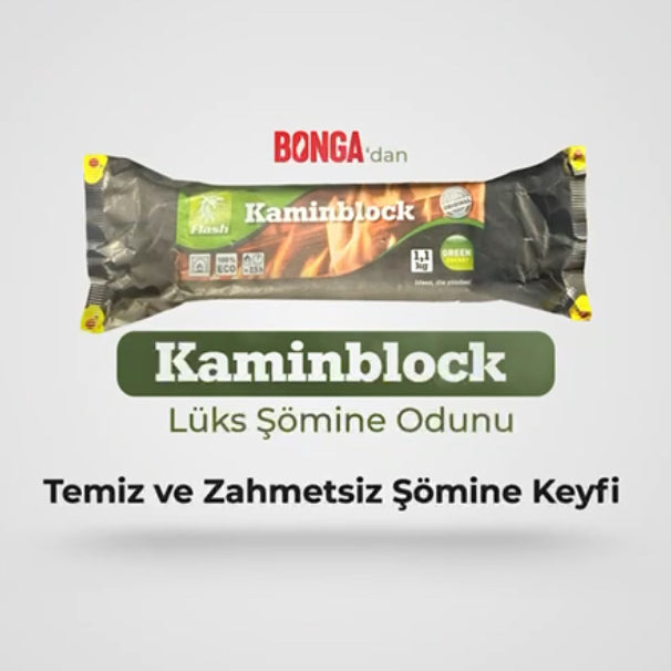 Kaminblock Lüx Şömine Odunu (Tekli)