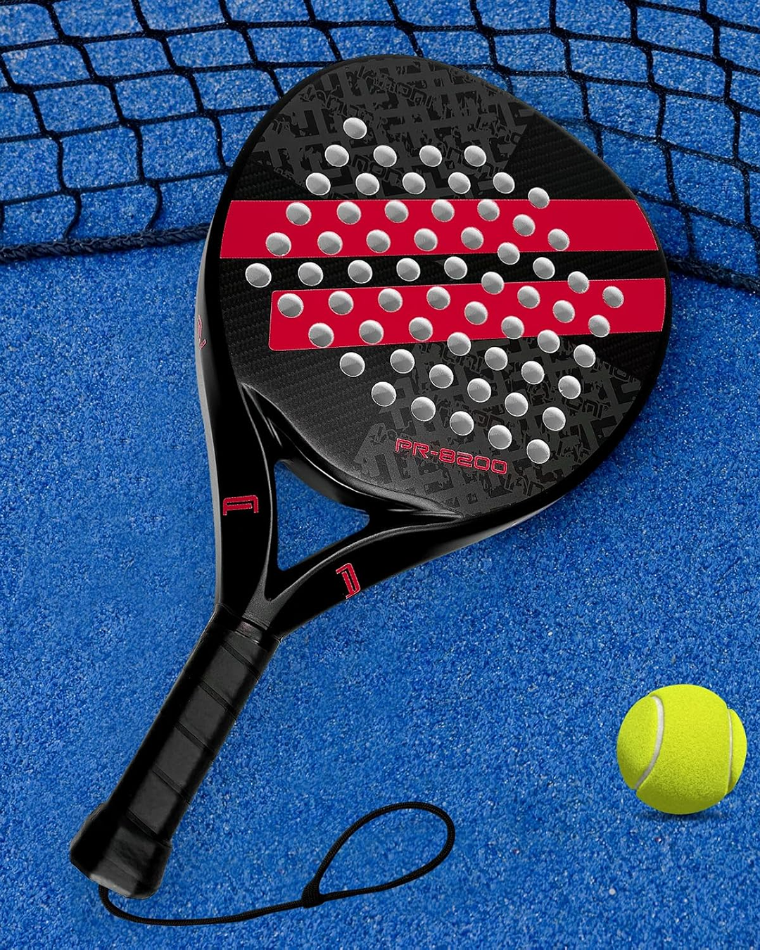 Karbon Fiber Padel Raketi – Kırmızı