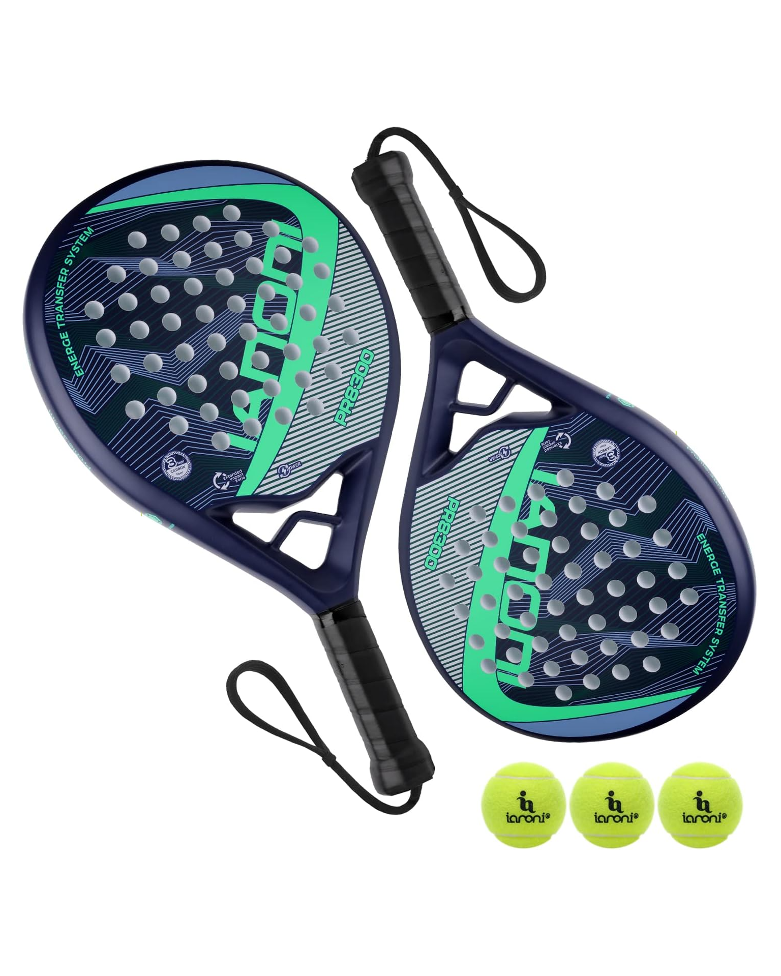Karbon Fiber Padel Raketi – Mavi