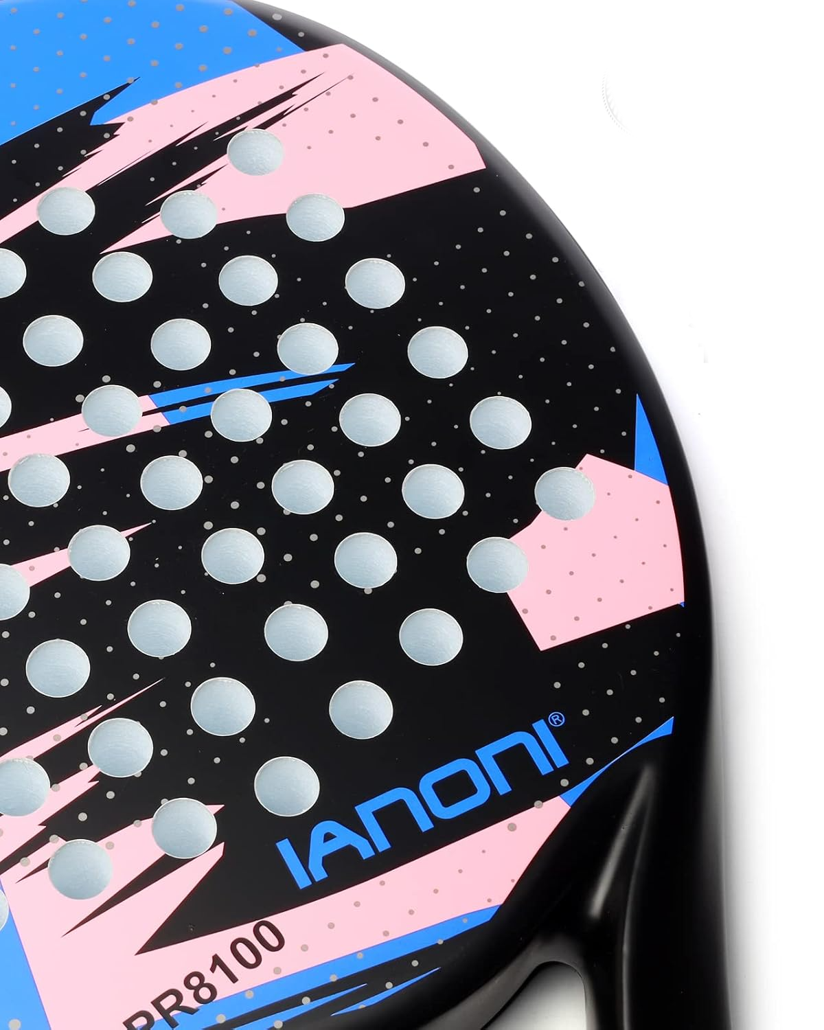 Karbon Fiber Padel Raketi – Mavi-Pembe