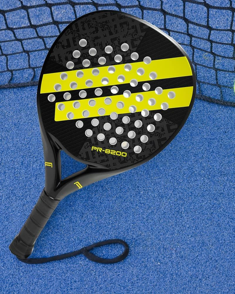 Karbon Fiber Padel Raketi – Sarı