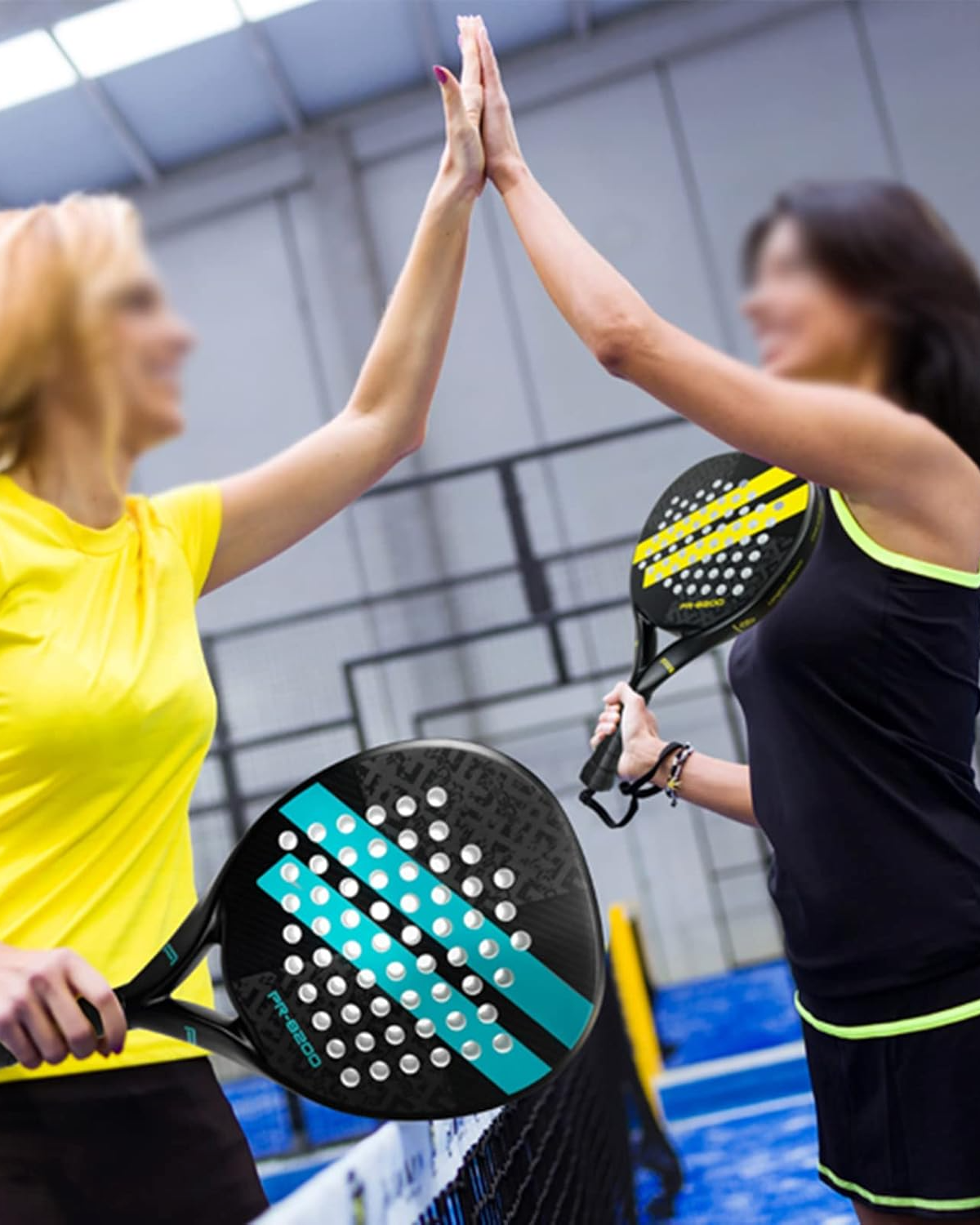 Karbon Fiber Padel Raketi – Sarı