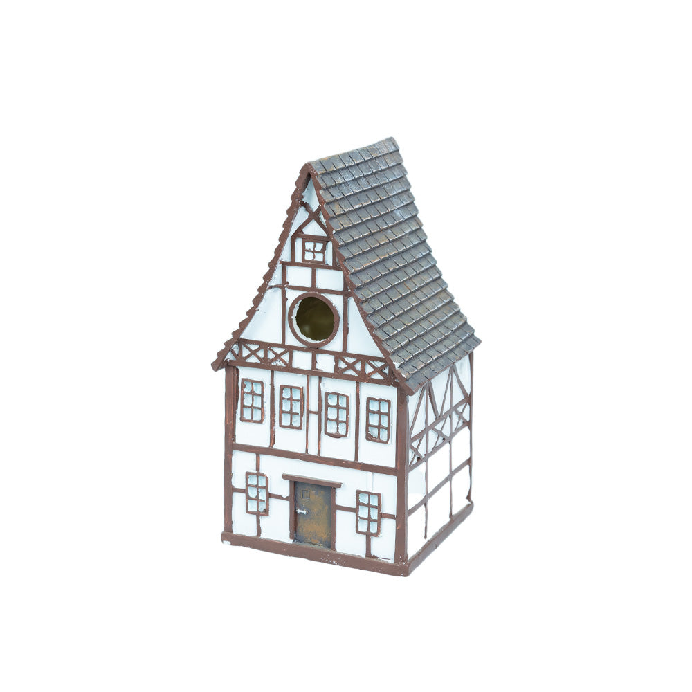 Kuş Evi - Birdhouse Tımber Framing House Aas Gri