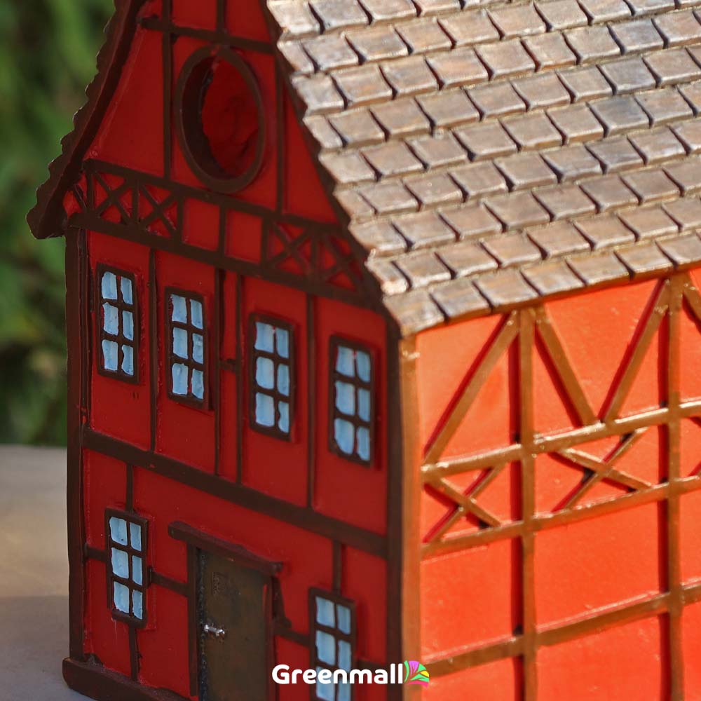 Kuş Evi - Birdhouse Tımber Framing House Aas Gri