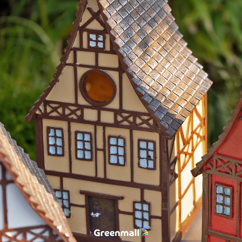 Kuş Evi - Birdhouse Tımber Framing House Aas Gri