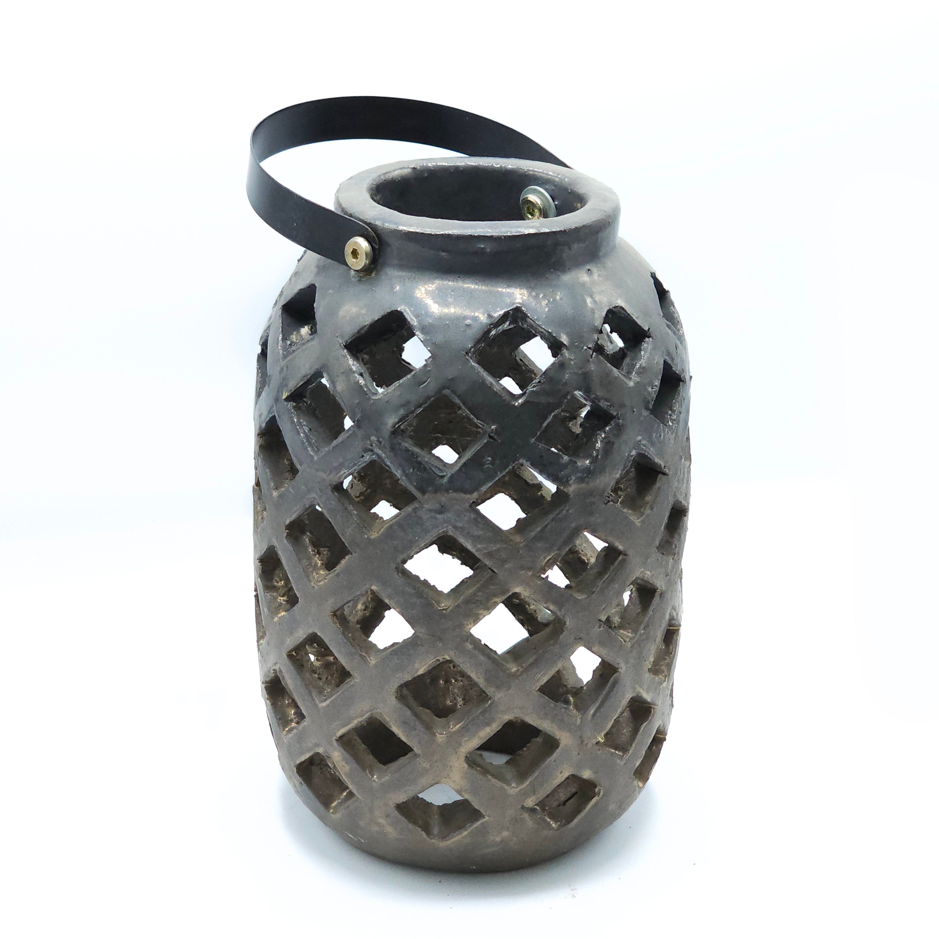 Lantern Bronz Küçük Boy Mumluk