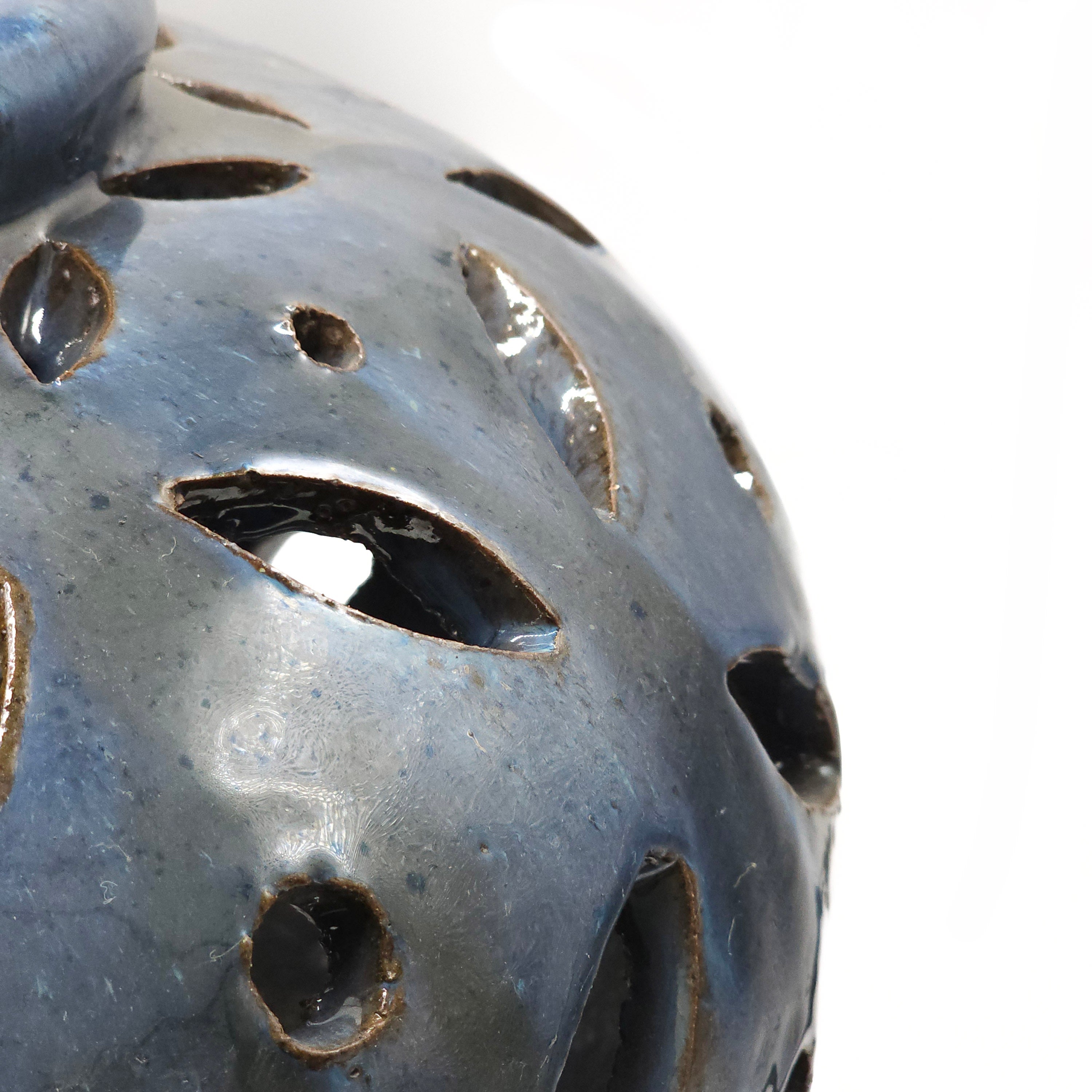 Lantern Mavi Büyük Boy Mumluk