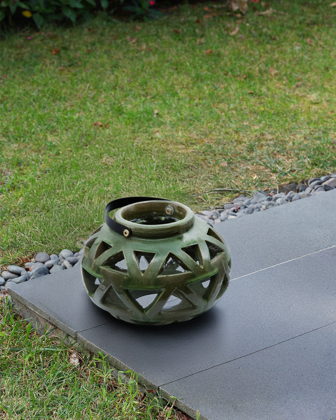 Lantern Yeşil Küçük Boy Mumluk