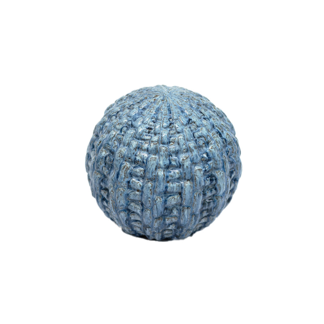 Manchester Seramik Dekoratif Top L Mavi