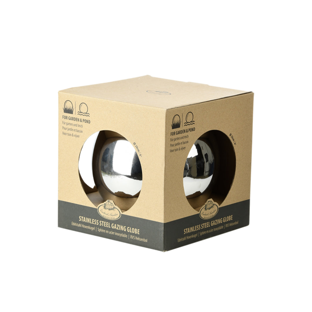 Metal Ayna Top L Gümüş