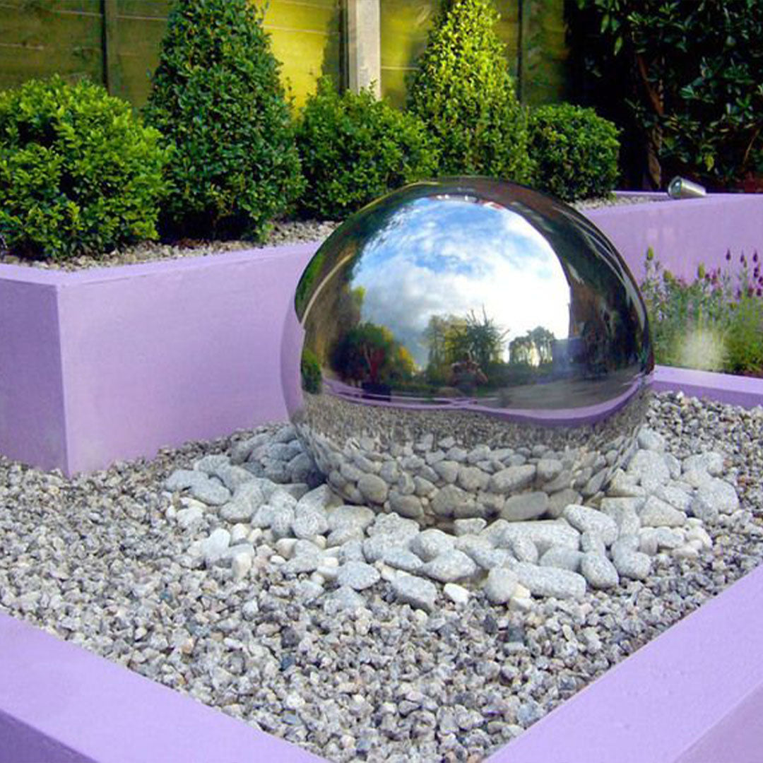 Metal Ayna Top XL Gümüş