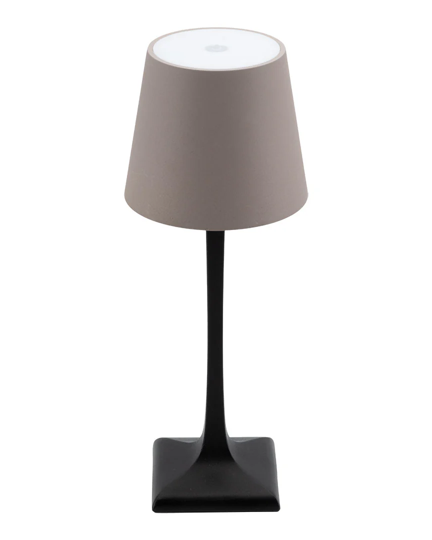 Milano Kablosuz Şarjlı Masa Lambası – Taupe / Siyah