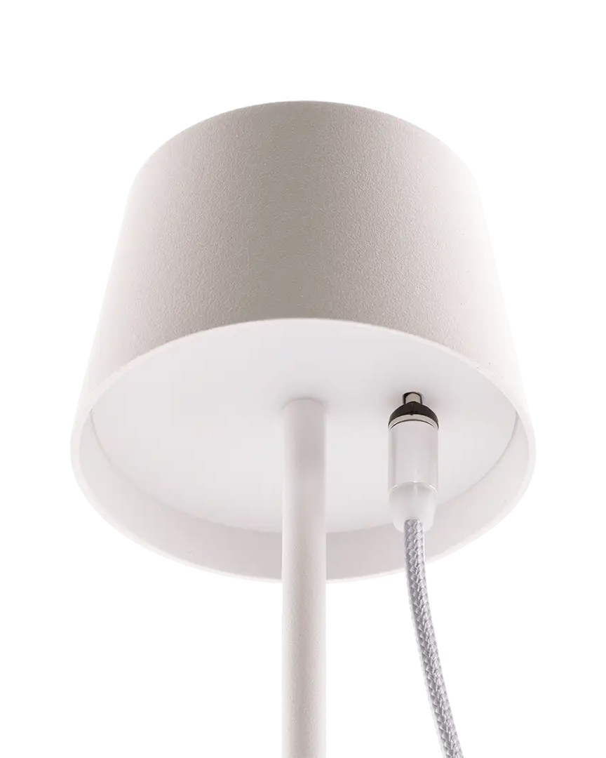 Monte-Carlo Mini Kablosuz Şarjlı Masa Lambası – Beyaz