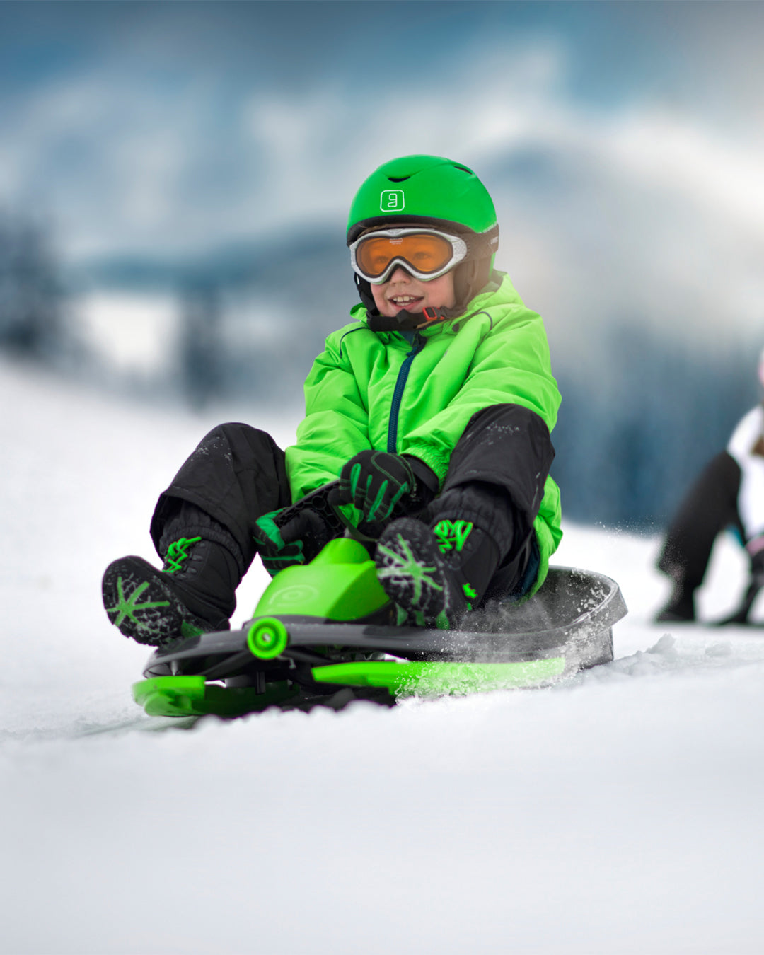 Nimbus – Direksiyonlu Kar Kızağı - Yeşil