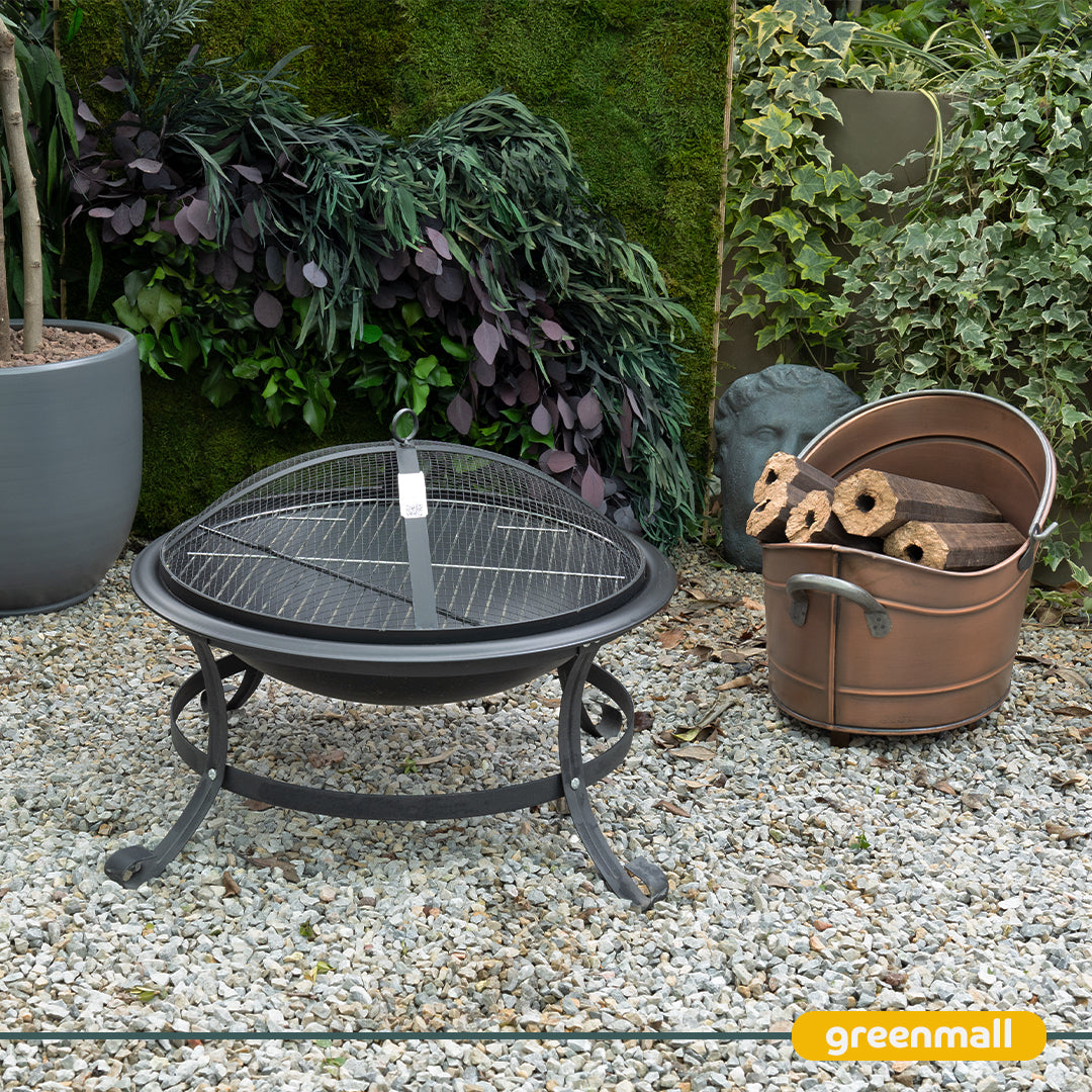 Nysa Bahçe Şöminesi Siyah