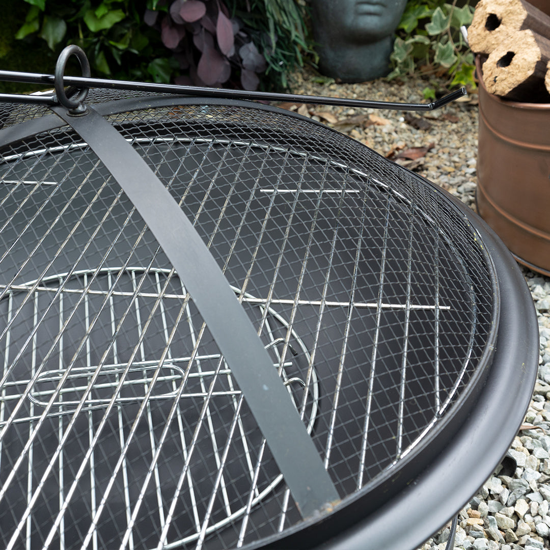 Nysa Bahçe Şöminesi Siyah