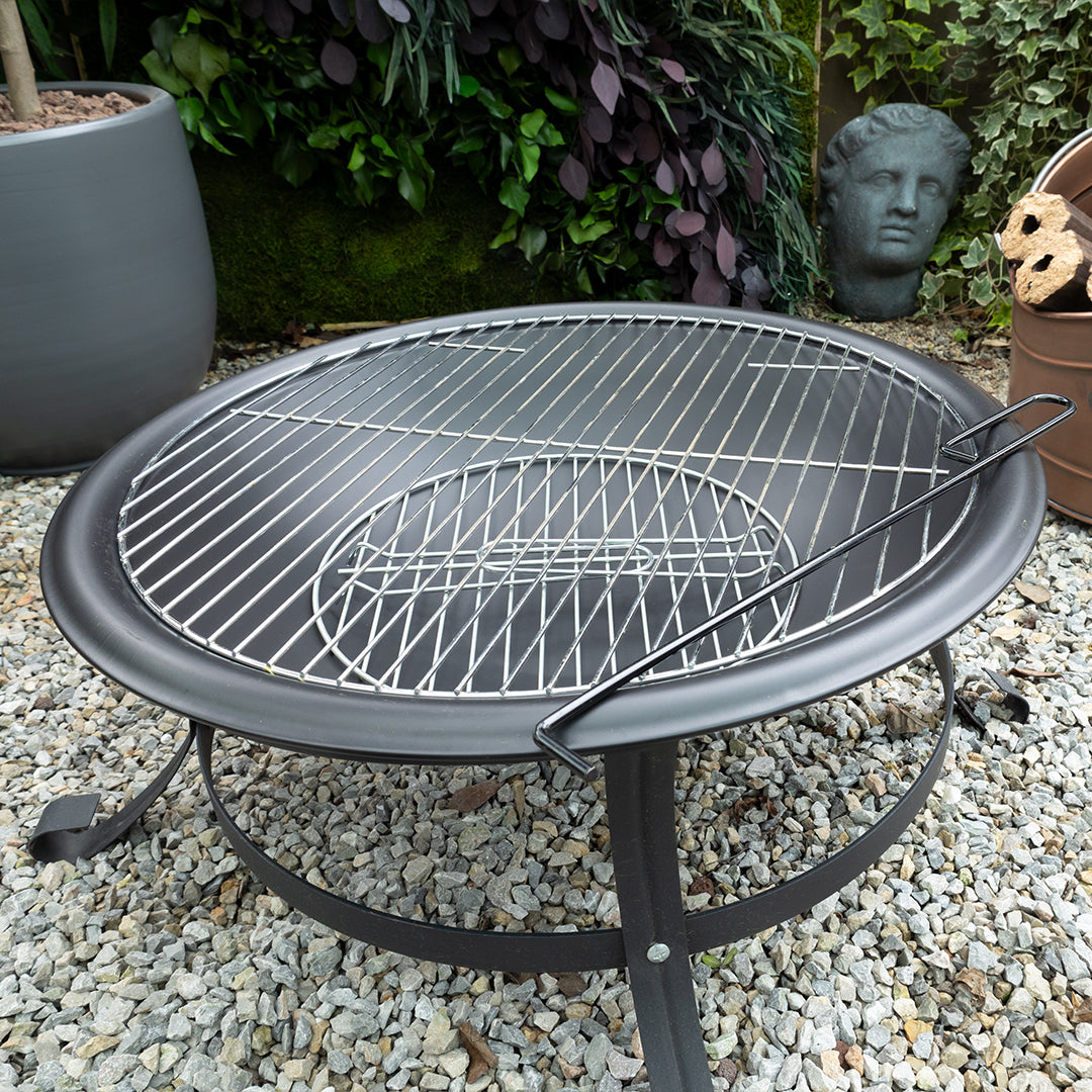 Nysa Bahçe Şöminesi Siyah