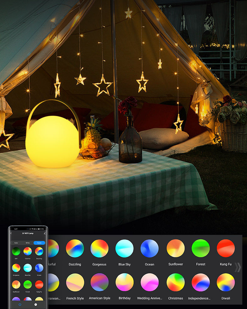 Orbix Şarjlı Masa Lambası